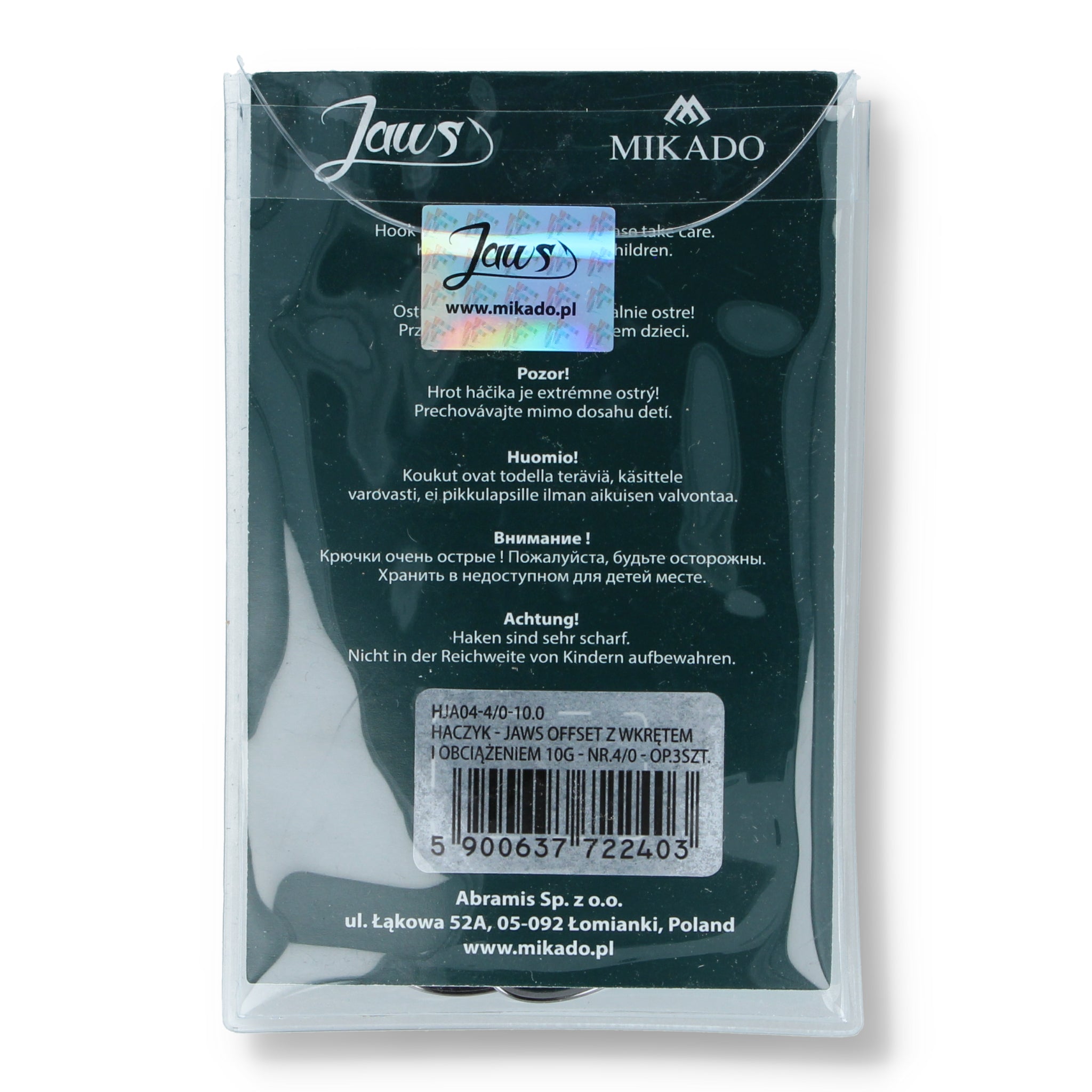 Mikado Jaws Offset With Spring & Lead