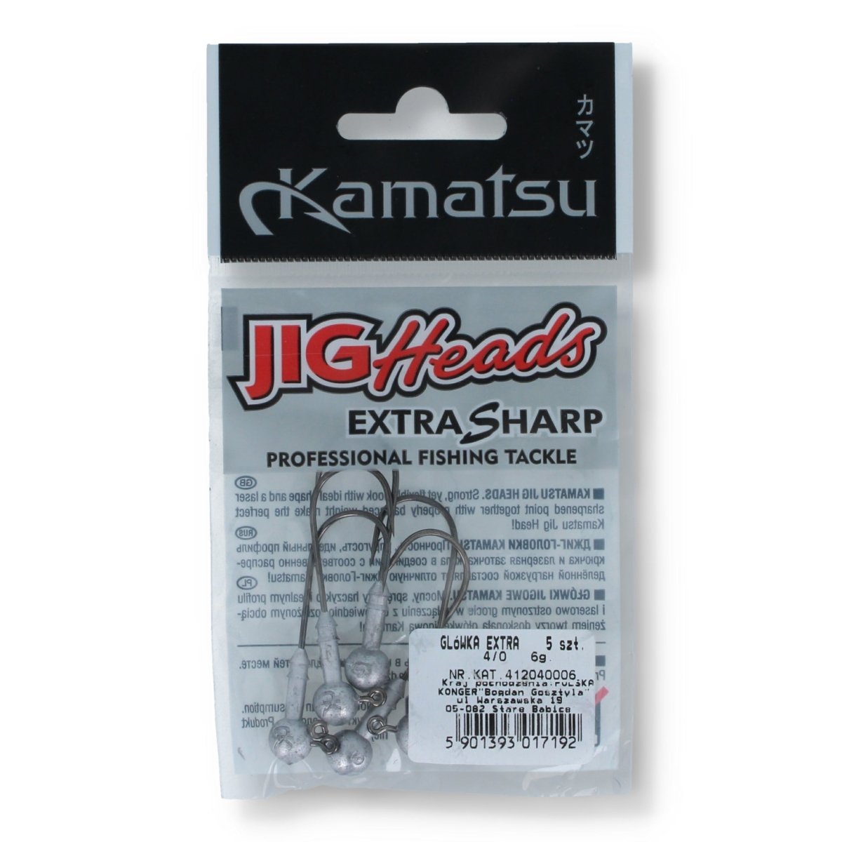 Kamatsu Jig Heads 4/0 6g - Haken & Zubehör