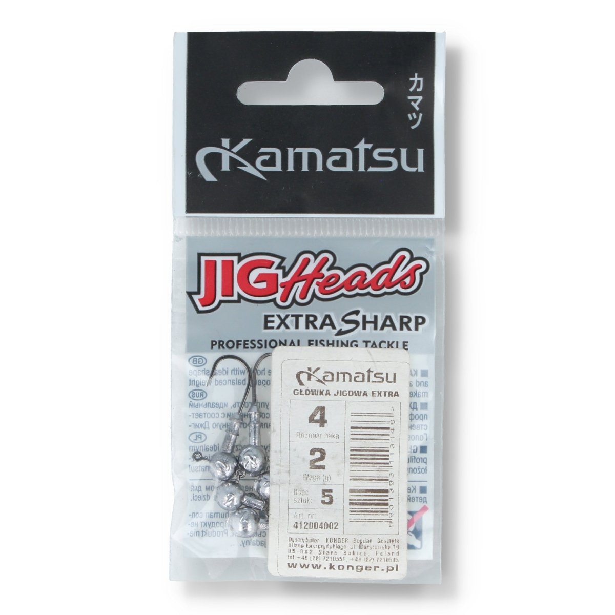 Kamatsu Jig Heads 4 2g - Haken & Zubehör