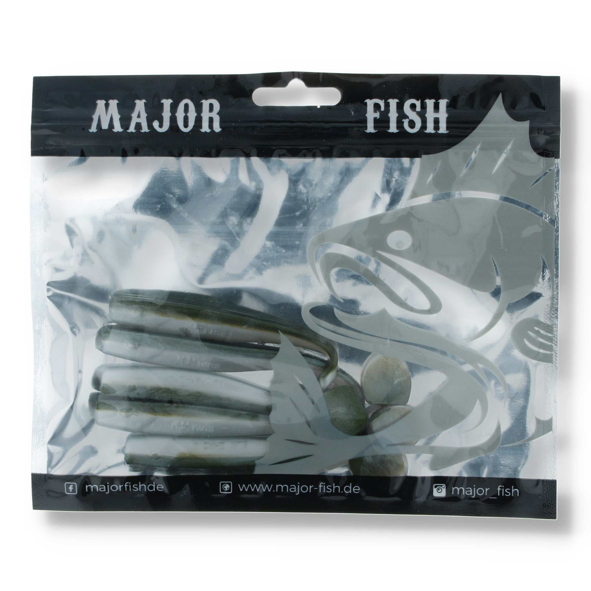 Major Fish K.P Baits Slim Shad Gummifisch 4"
