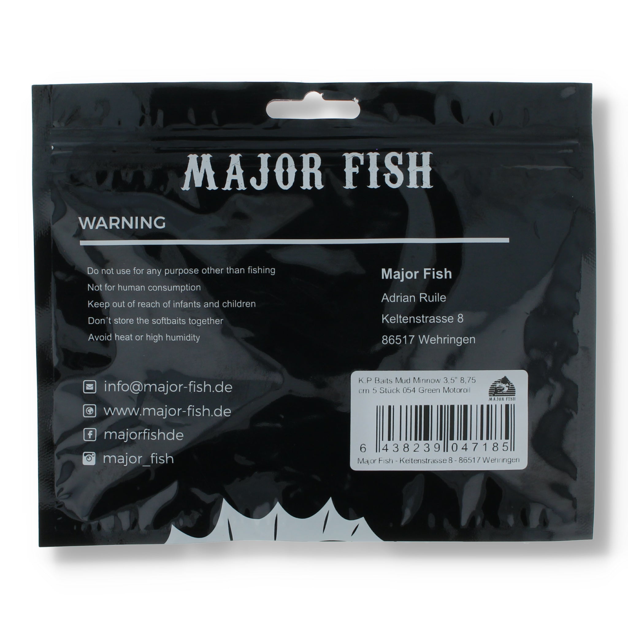 Major Fish K.P Baits Mud Minnow 3,5"