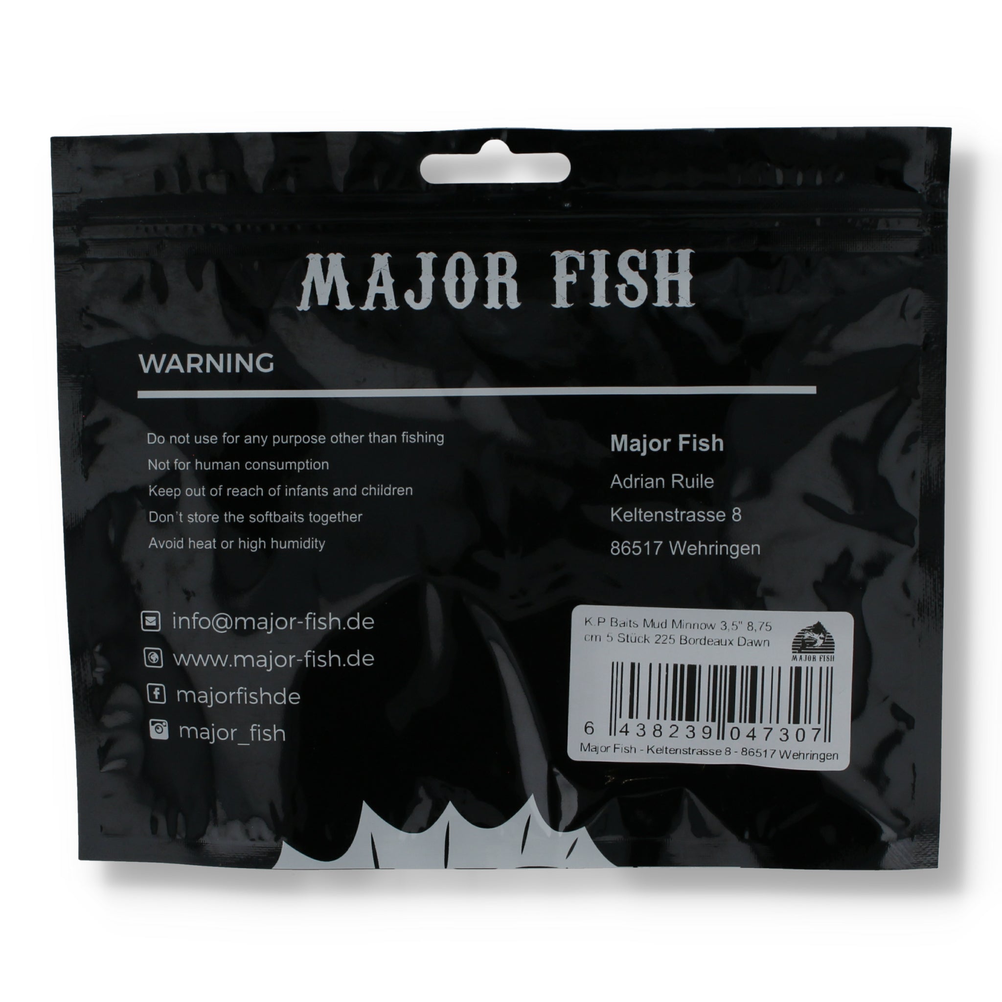 Major Fish K.P Baits Mud Minnow 3,5"