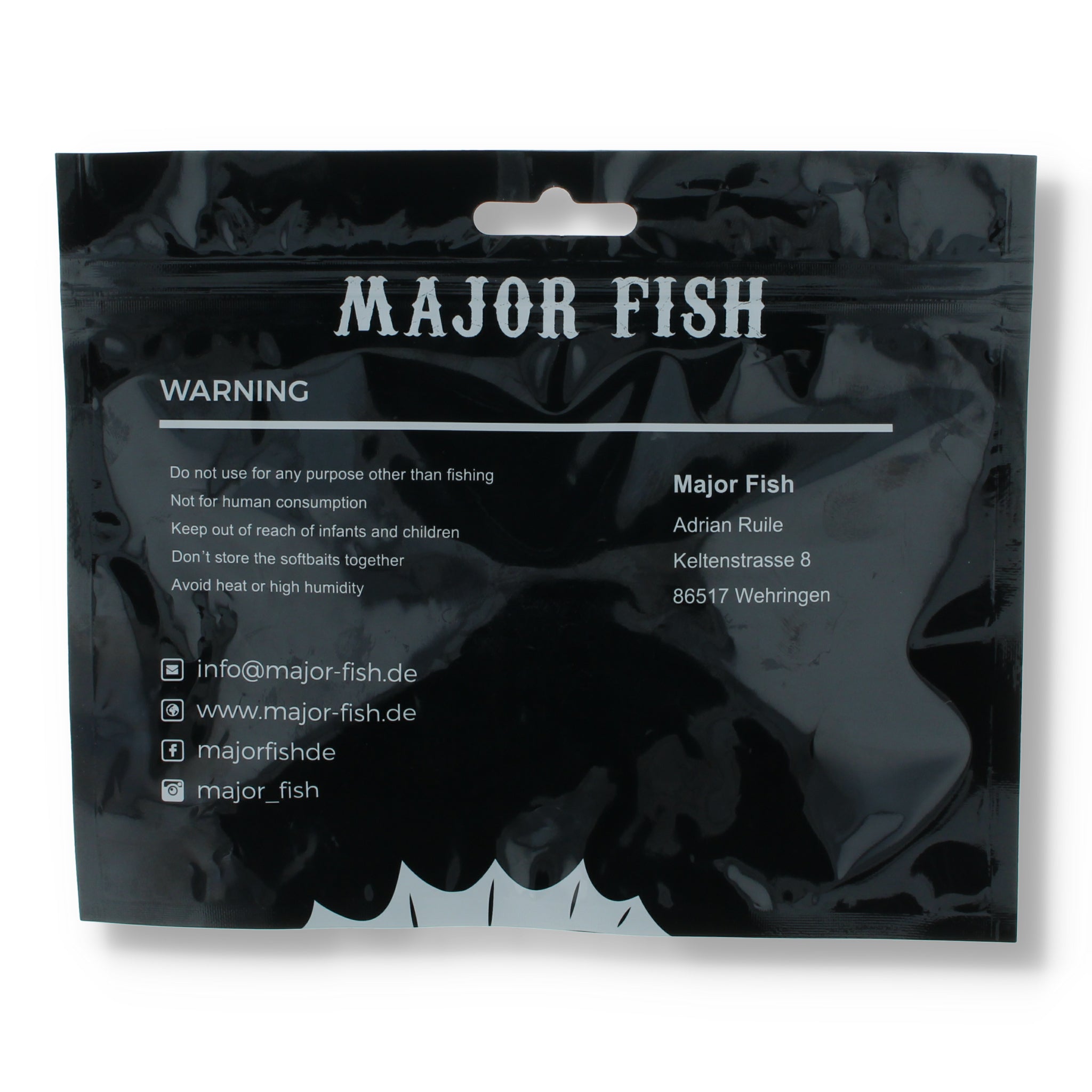 Major Fish K.P Baits Slim Shad Gummifisch 4"