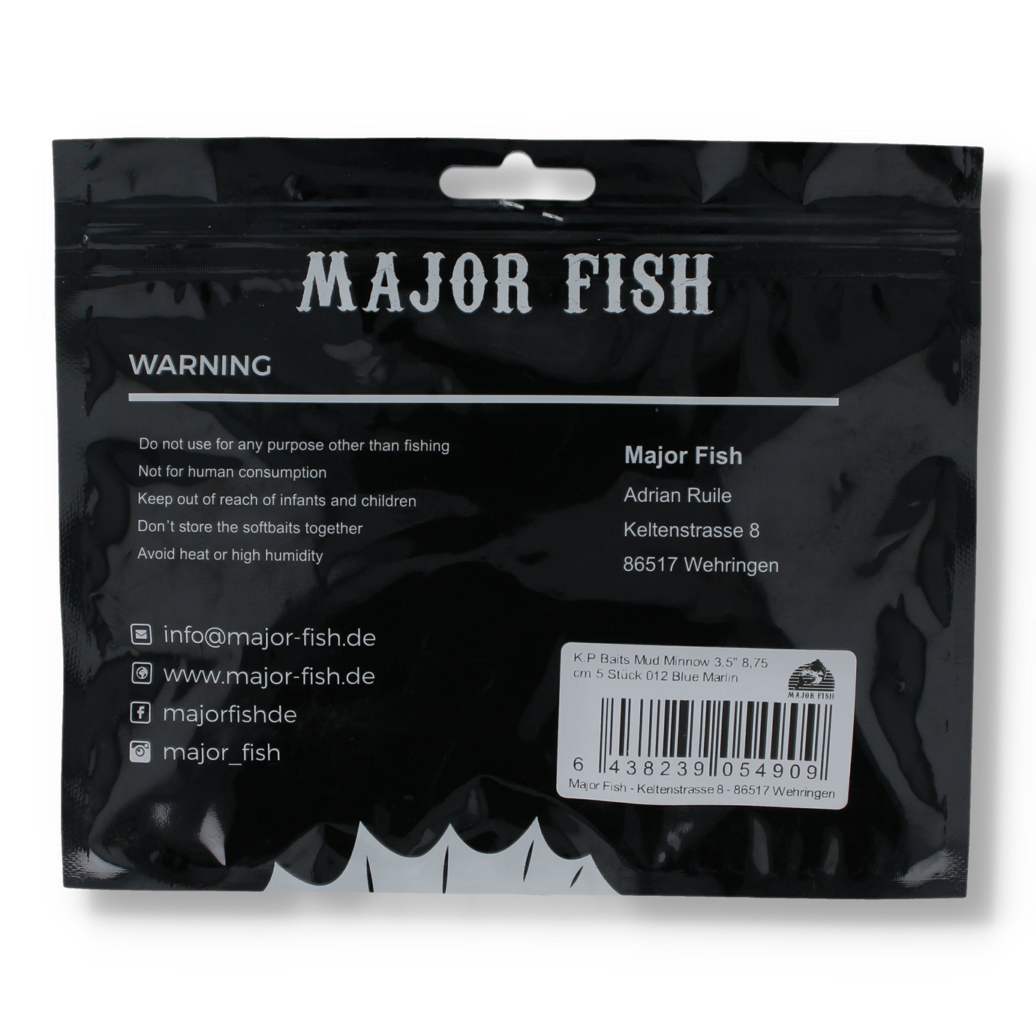 Major Fish K.P Baits Mud Minnow 3,5"