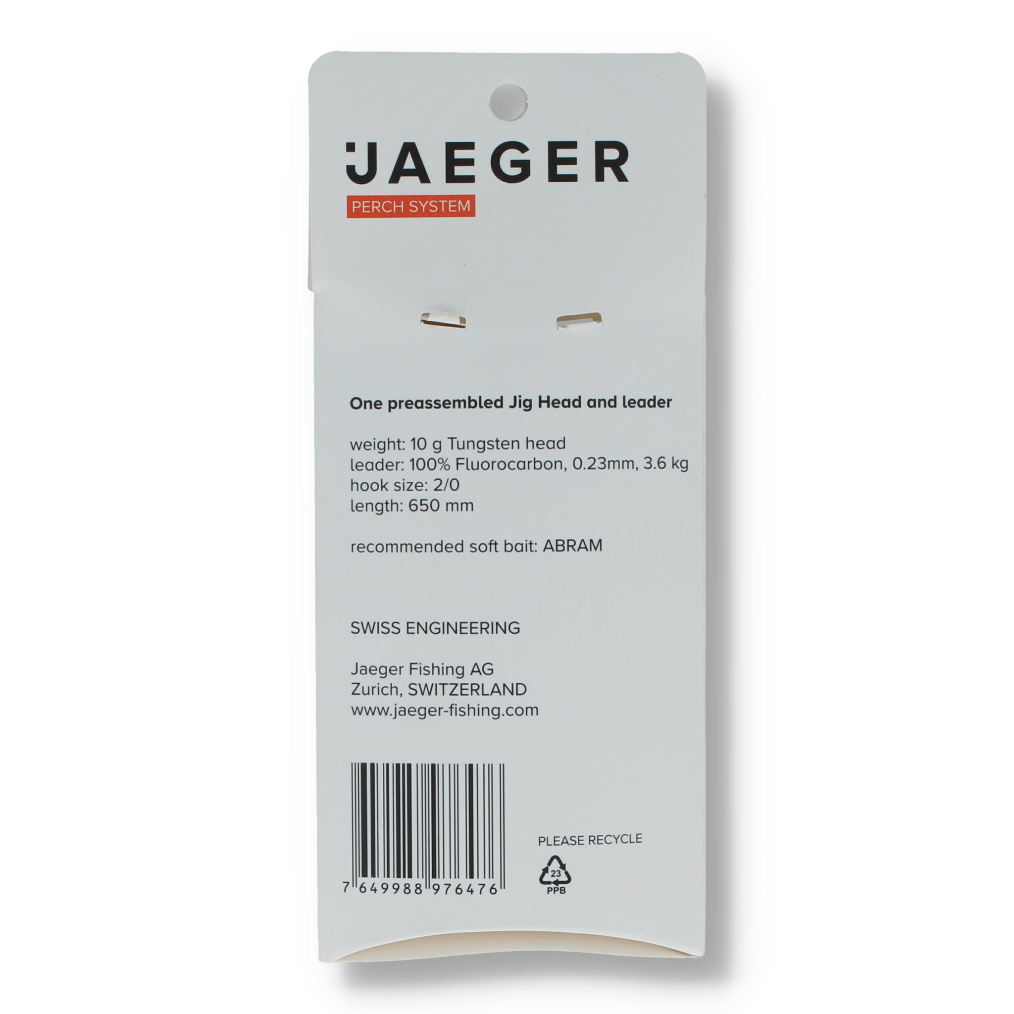 Jaeger Jig Head and Leader