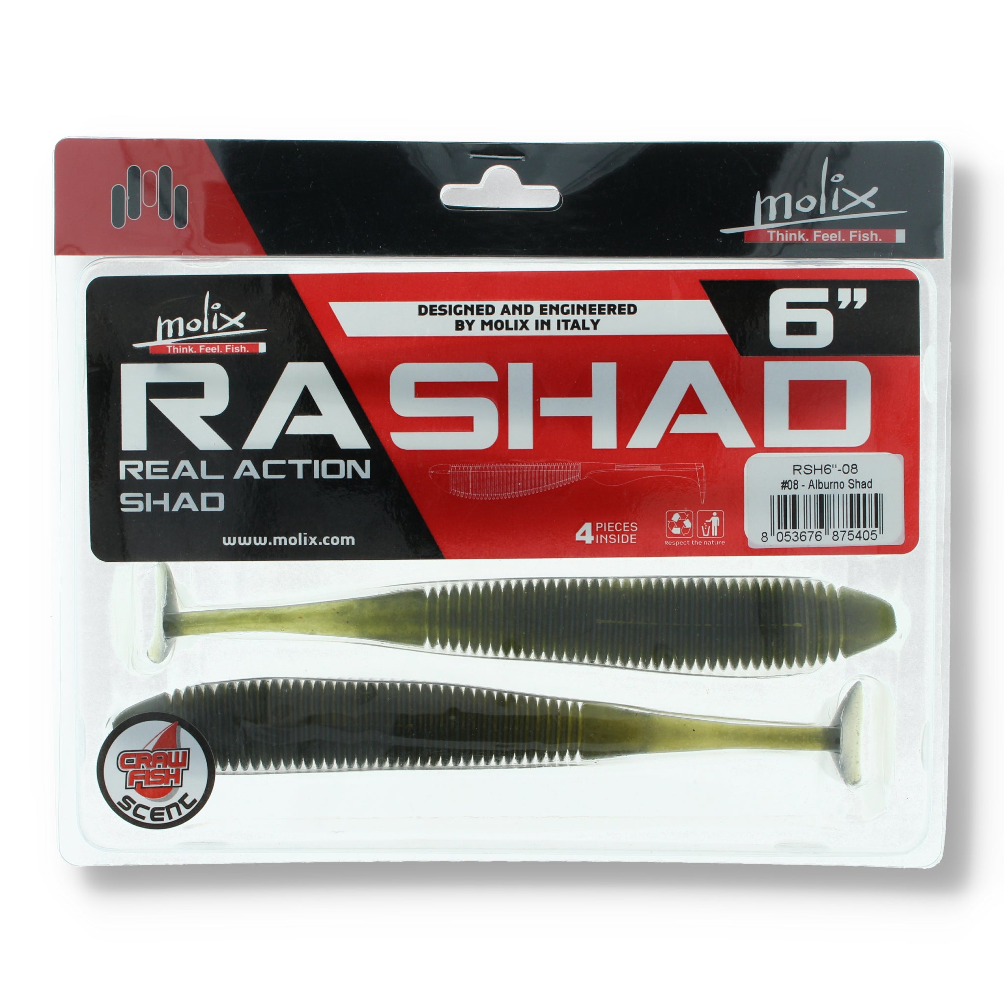 Molix Real Action RA Shad 6"