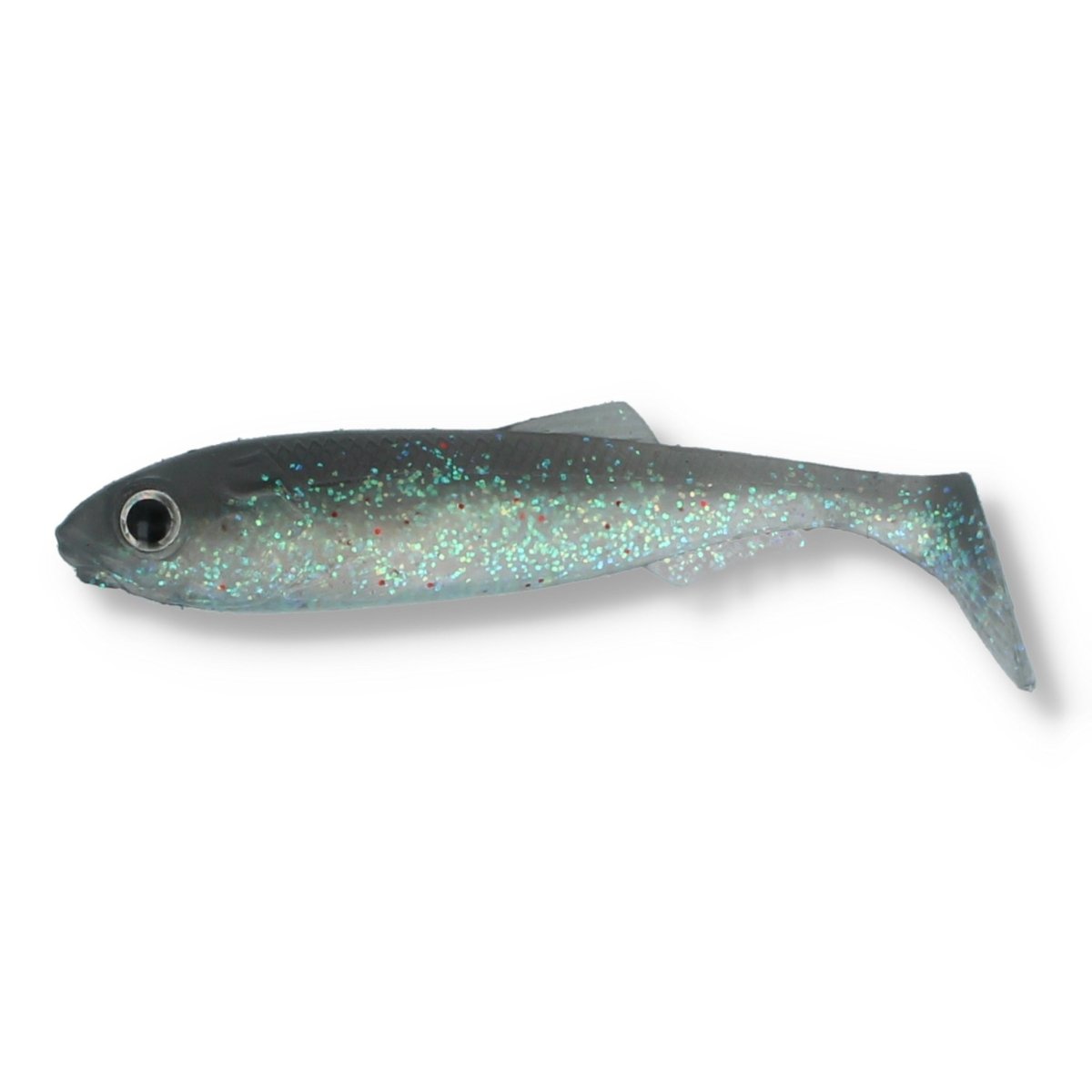 Molix RT Shad 3,5" 148 - UV Clear Chart Multicolor Flake - Kunstköder
