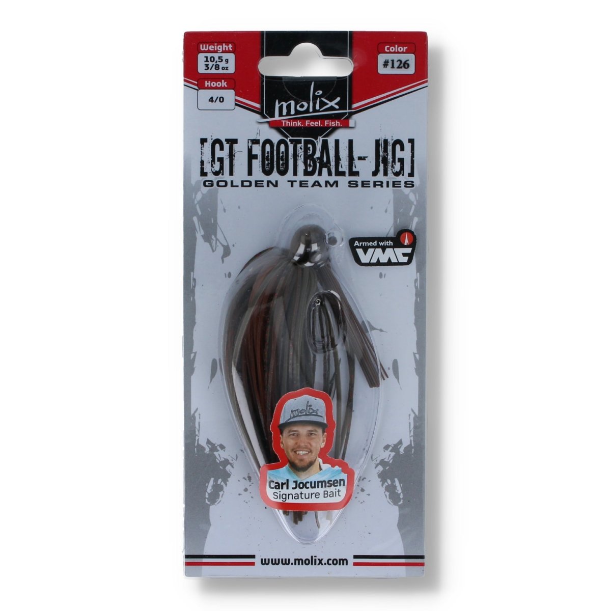Molix GT Football - Jig 10,5g 126 Wild Craw - Haken & Zubehör