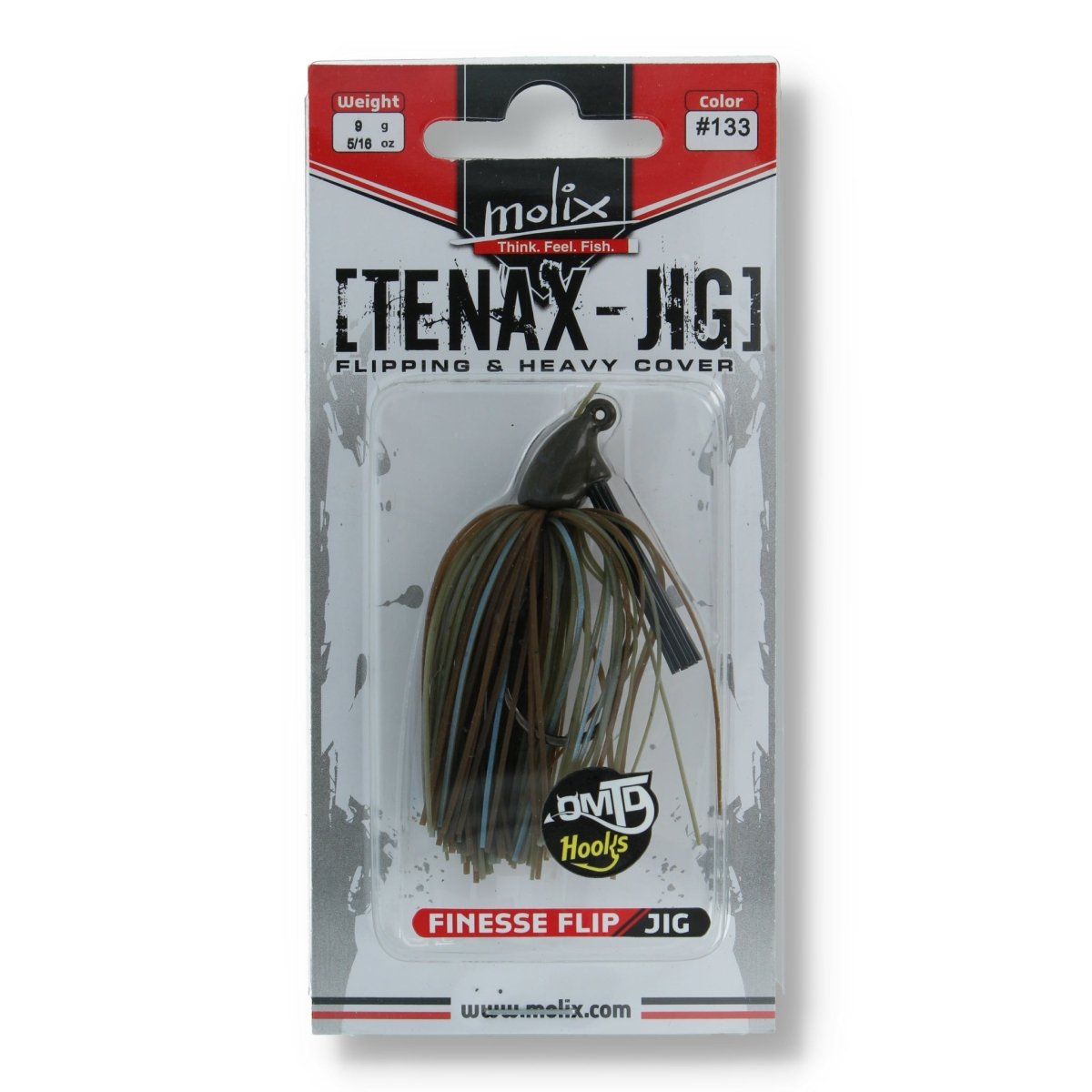 Molix Tenax - Jig 9g 133 Blue Craw - Haken & Zubehör