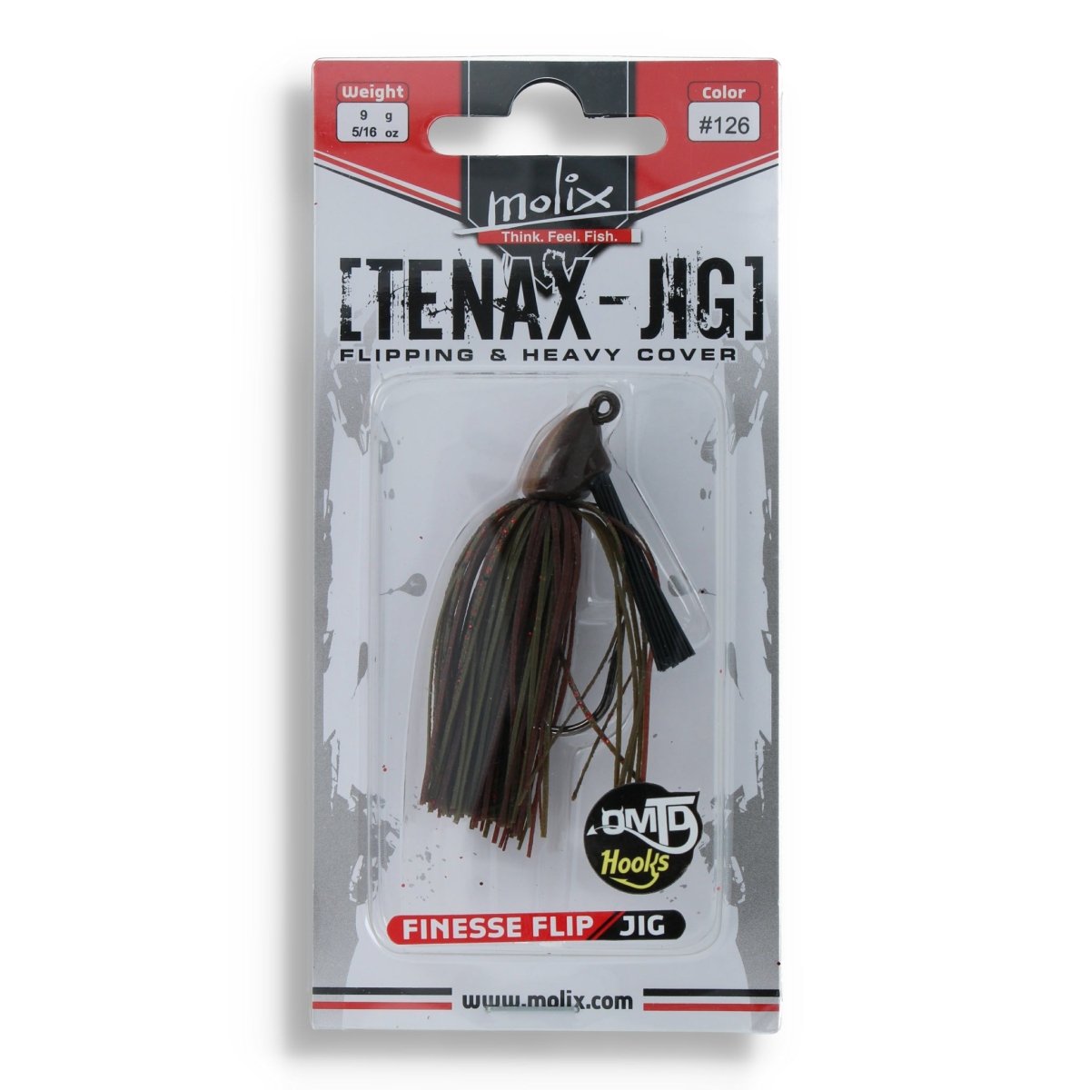 Molix Tenax - Jig 9g 126 Wild Craw - Haken & Zubehör