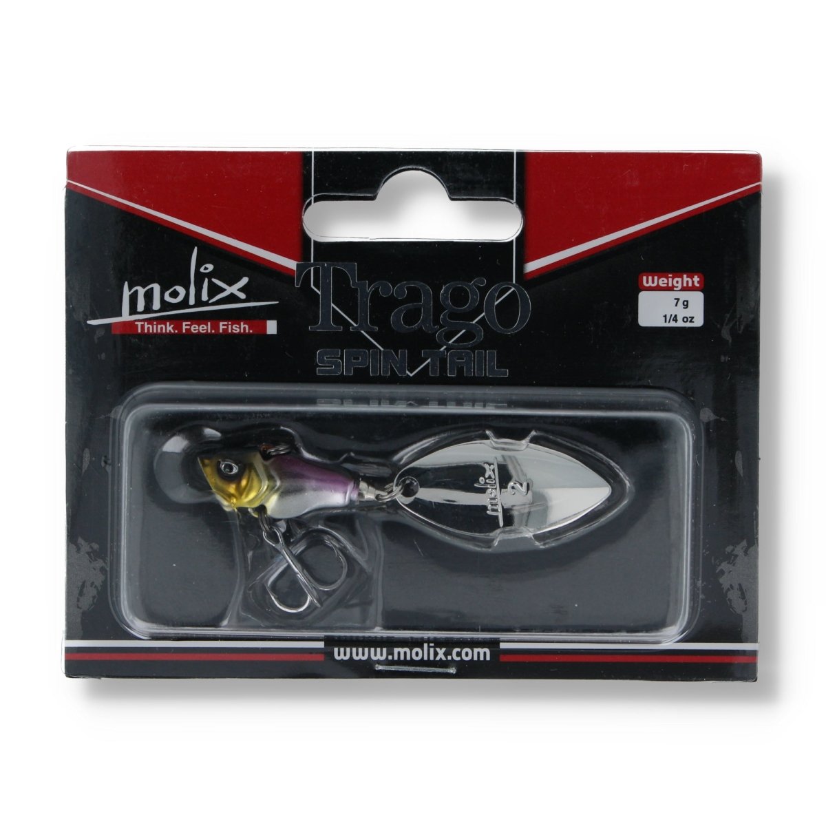 Molix Trago Spin Tail 7g 45 Viola Metal - Kunstköder
