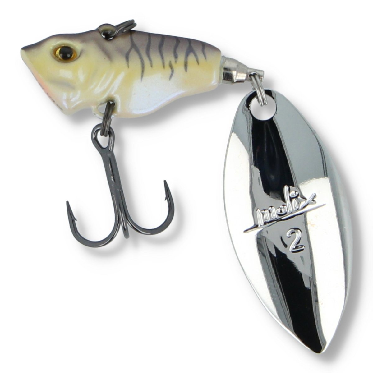 Molix Trago Spin Tail 7g 146 Brown Cream Purple Tiger - Kunstköder