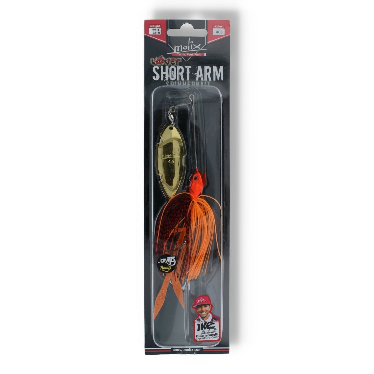 Molix Short Arm Spinnerbait 10,5g 03 Lousiana Craw - Kunstköder