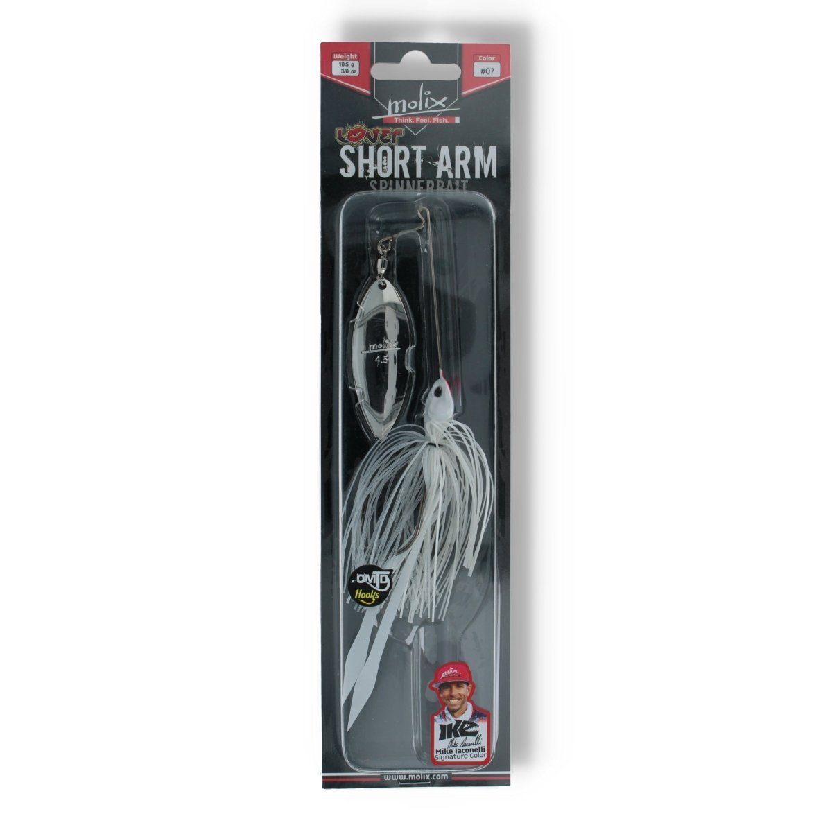 Molix Short Arm Spinnerbait 10,5g 07 Special White - Kunstköder