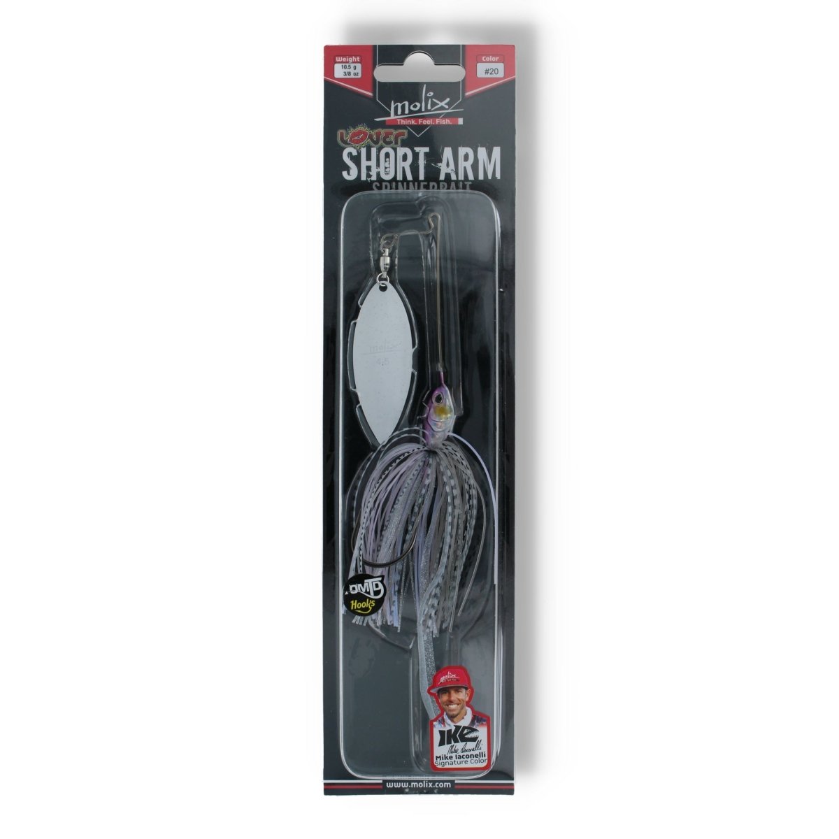 Molix Short Arm Spinnerbait 10,5g 20 Purple Sinsay - Kunstköder