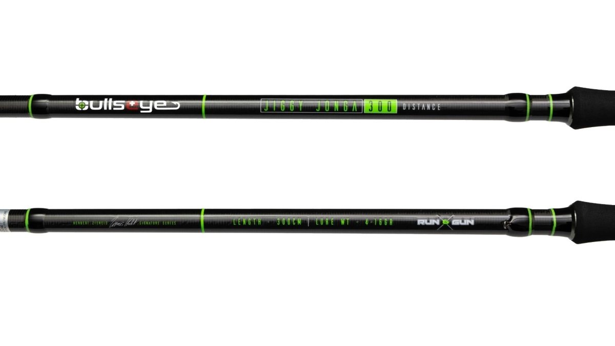 Bullseye Run & Gun Jiggy Jonga (2 - teilig) 300cm (4–16g) - Angelrute