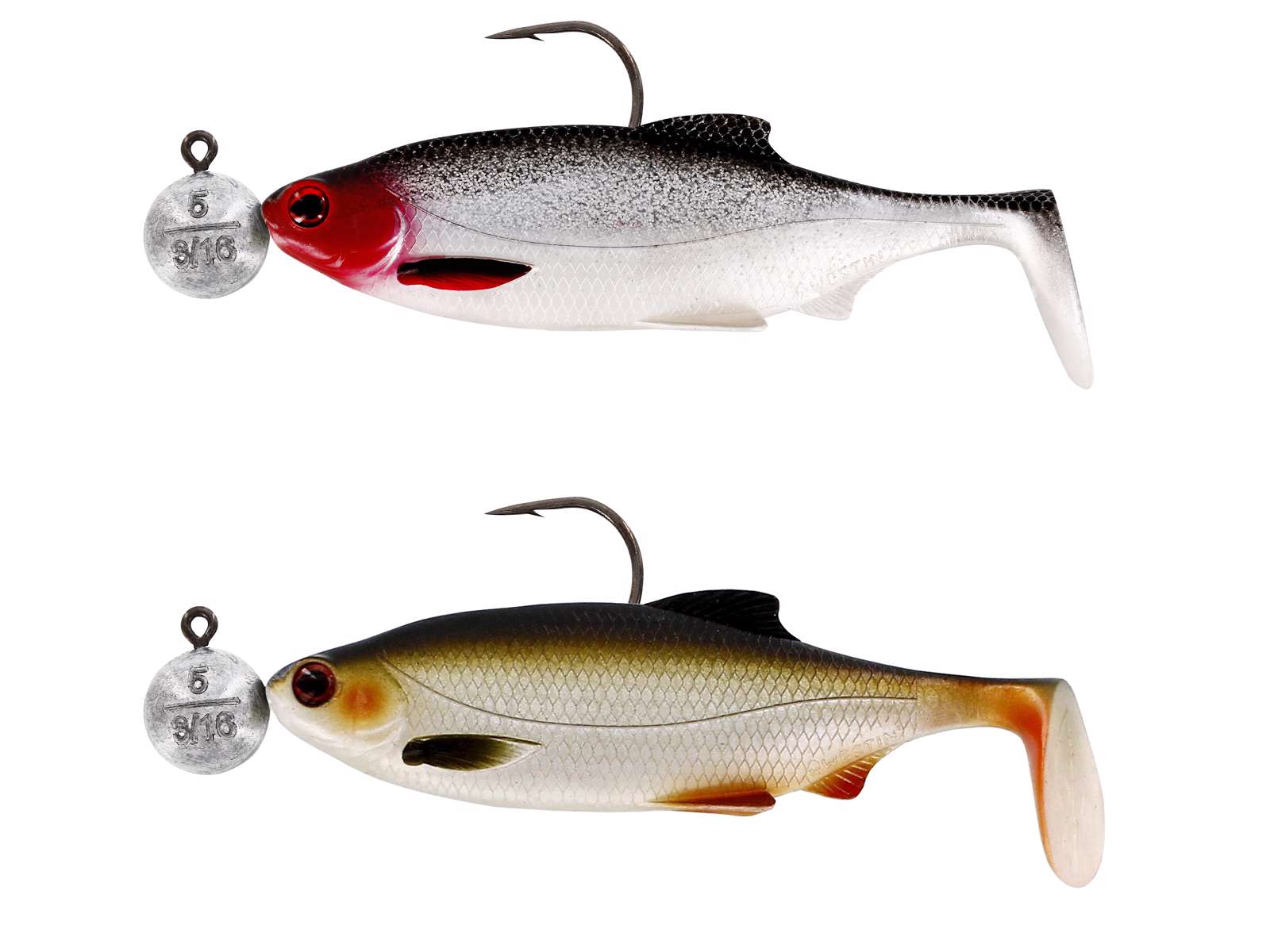 Westin Ricky The Roach R 'N R 10cm (4") Rigged and Ready - 2 Stück
