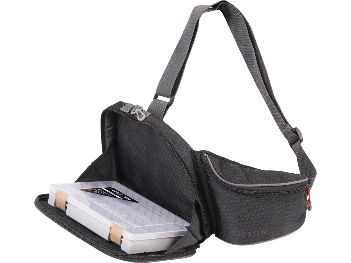 Westin W4 Street Sling Bag - Titanium Black | Medium - Haken & Zubehör