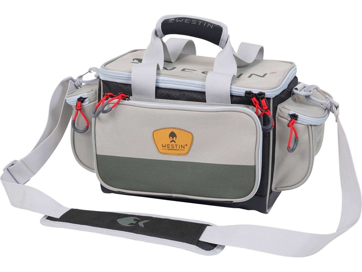 Westin W3 LURE LOADER mit 4 Boxen Grau / Schwarz - Small - Haken & Zubehör