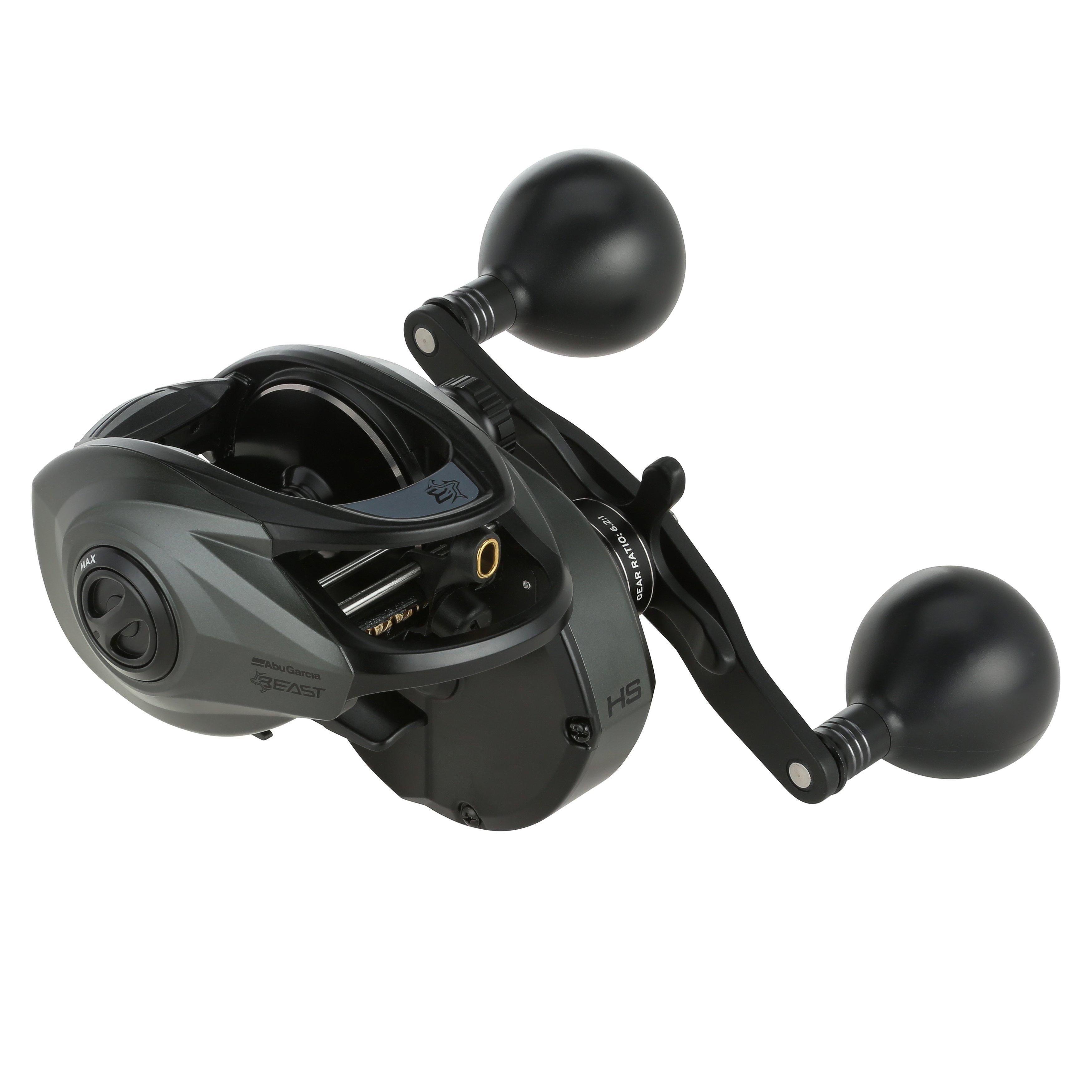 Abu Garcia Beast LP - L Baitcaster – Baitcastrolle für Hecht & Big Bait 400 (471g, 4.8:1, DRS) - Angelrollen Baitcast