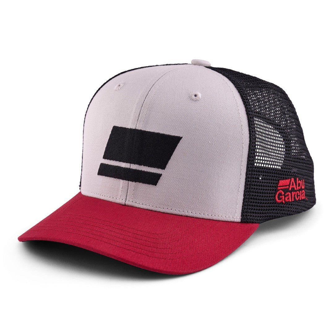 Abu Garcia Flag Trucker Cap Grey/Red/Black - Merch / Cap