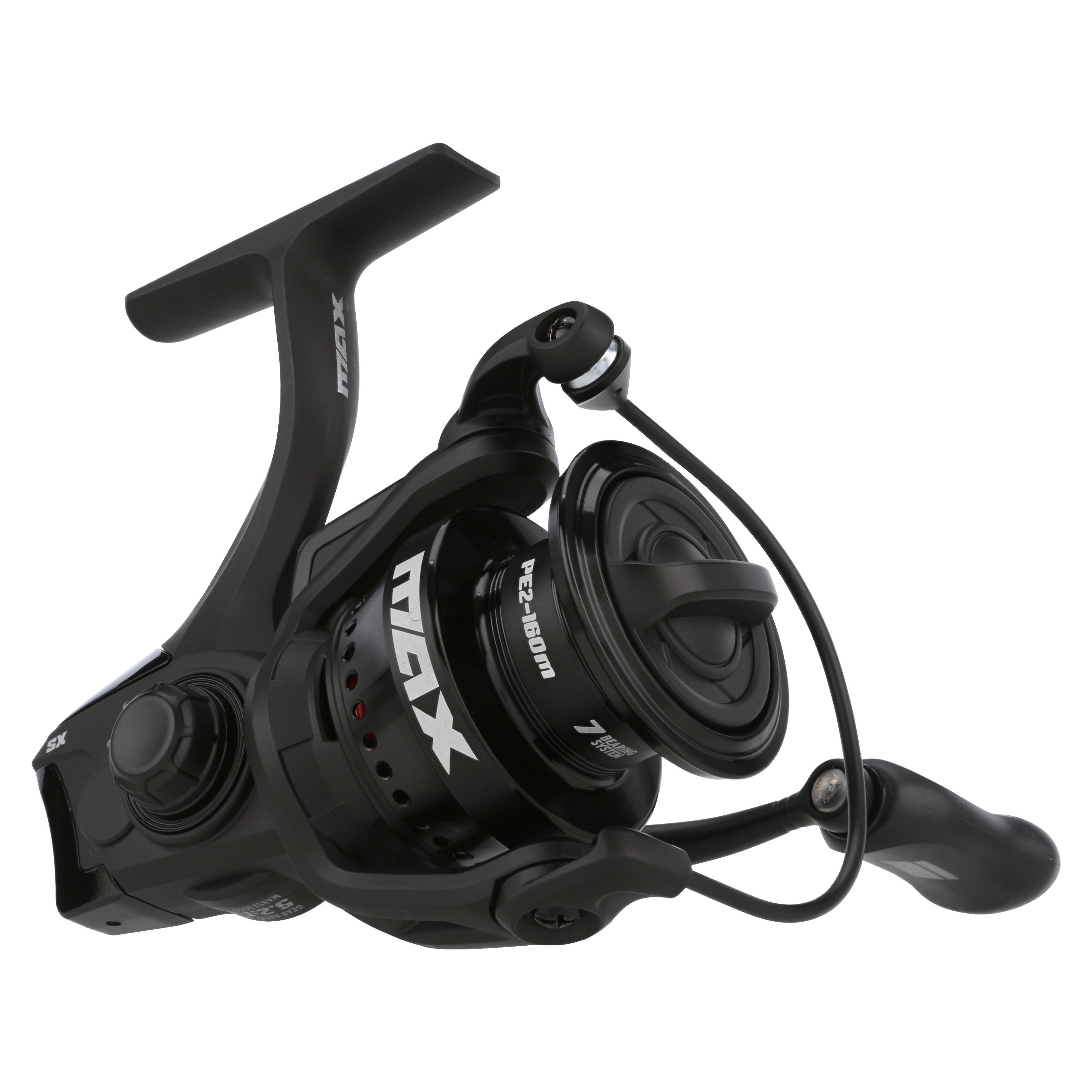 Abu Garcia Max SX Spinning Reel - Spinrolle für Barsch, Zander und Hecht 2000 (213g, 3kg Drag) - Angelrollen - spinning