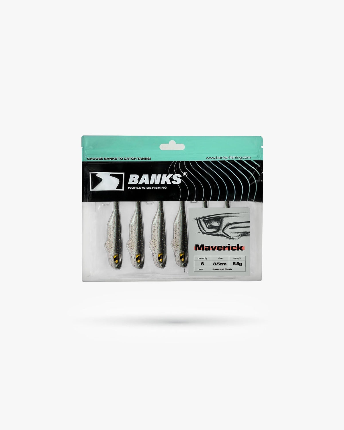 BANKS Maverick 8,5cm Live Bait - Kunstköder