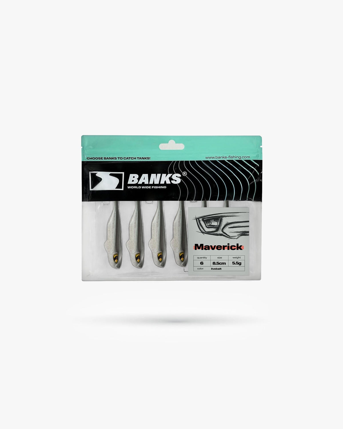 BANKS Maverick 8,5cm Live Bait - Kunstköder