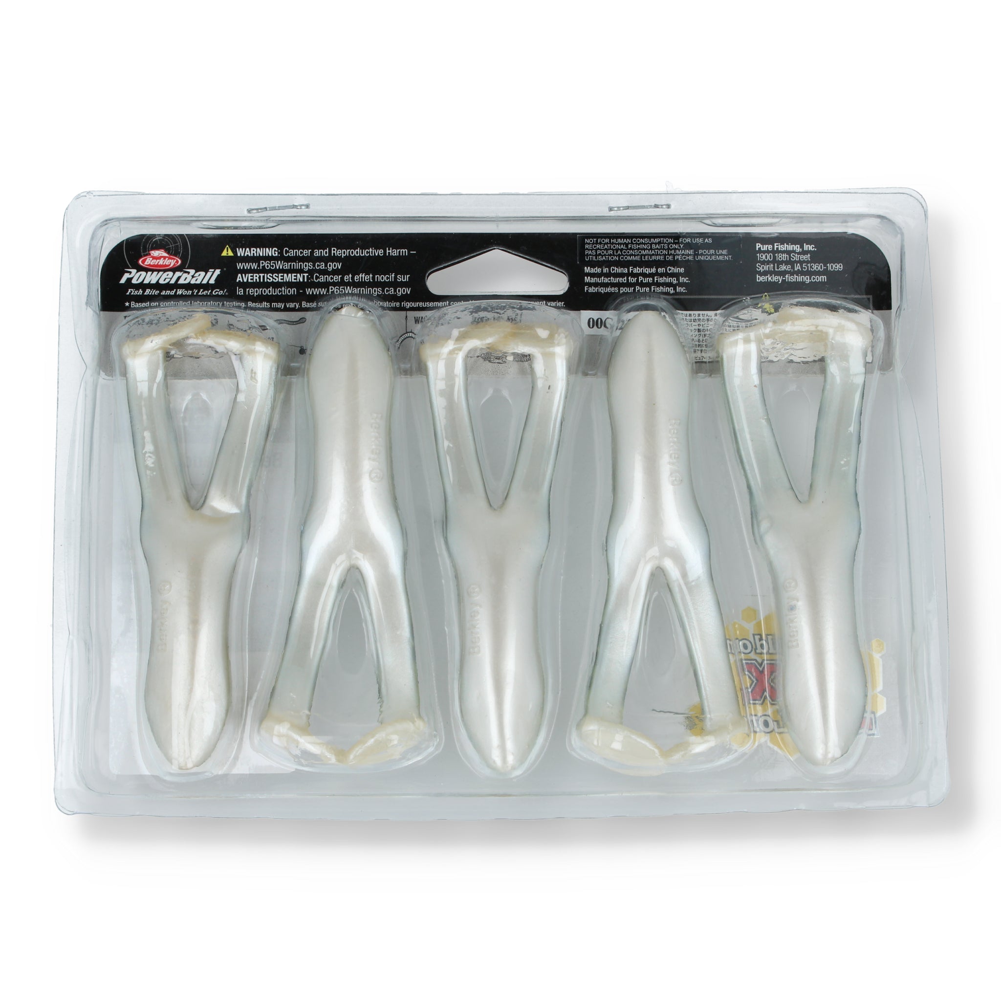 Berkley PowerBait Beat'n Paddle Frog 3,9" HD Natural Leopard - Kunstköder