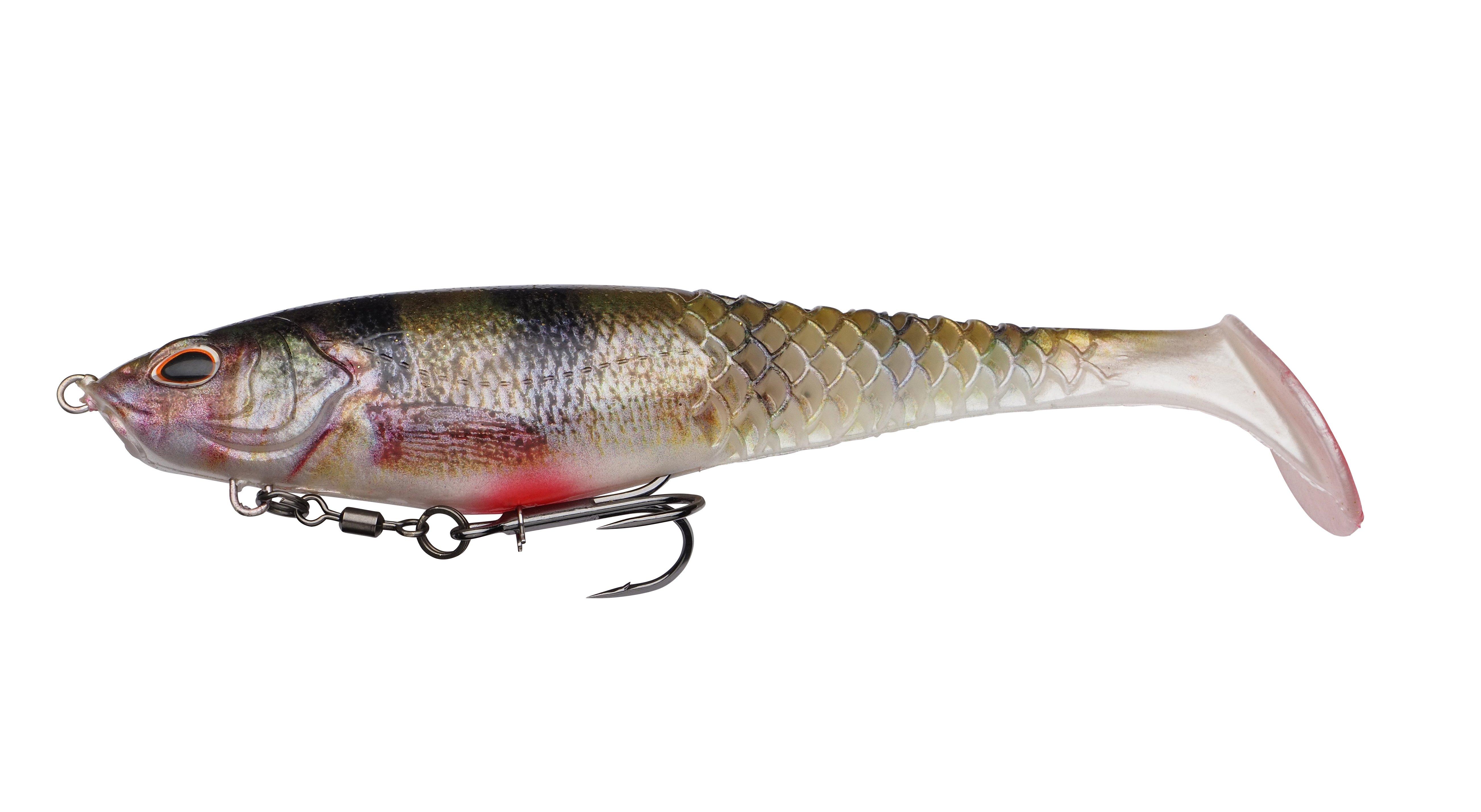 Berkley PowerBait CullShad Shallow – Swimbait für Hecht & Zander 15cm / 34g Perch - Swimbait