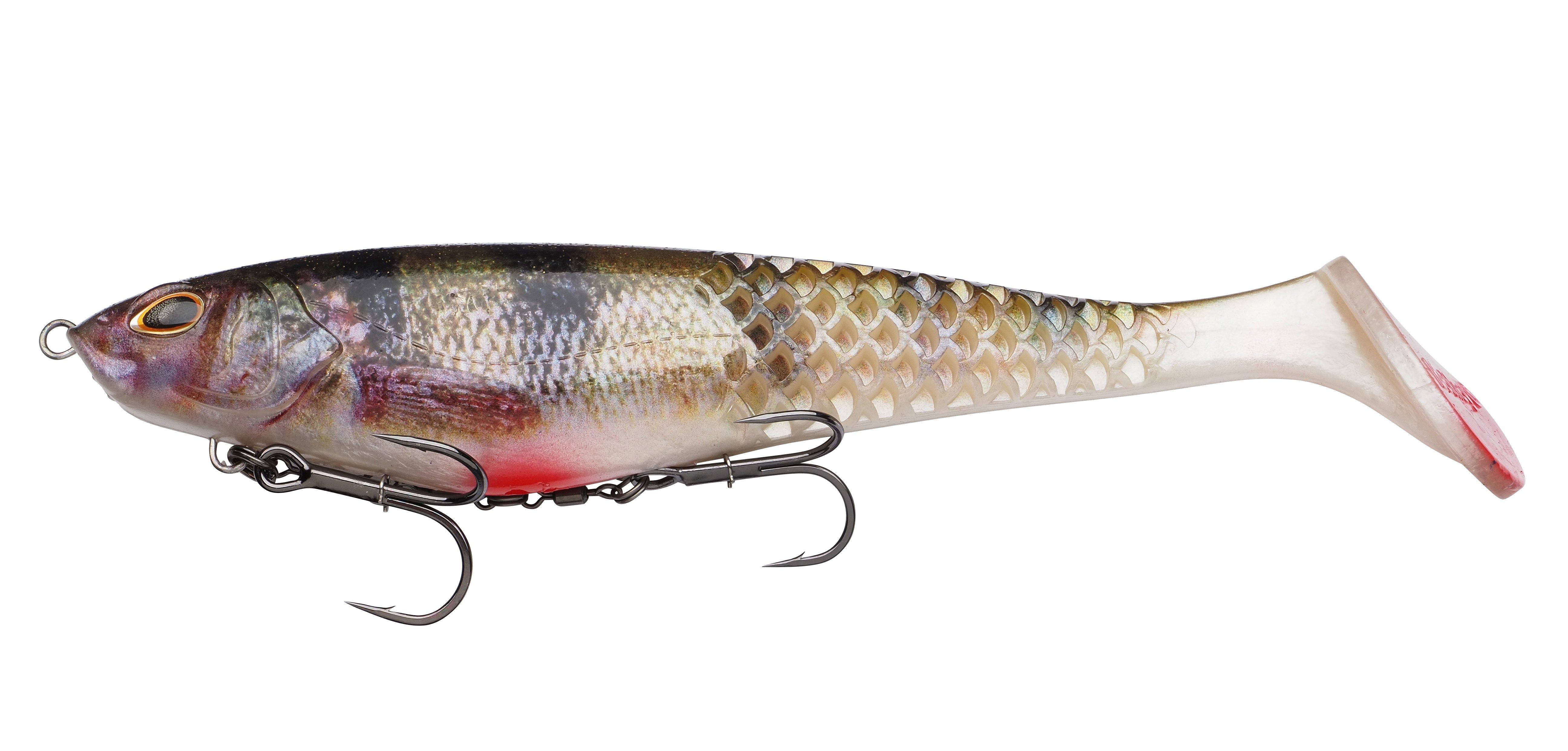 Berkley PowerBait CullShad Shallow – Swimbait für Hecht & Zander 12.5cm / 28g Perch - Swimbait