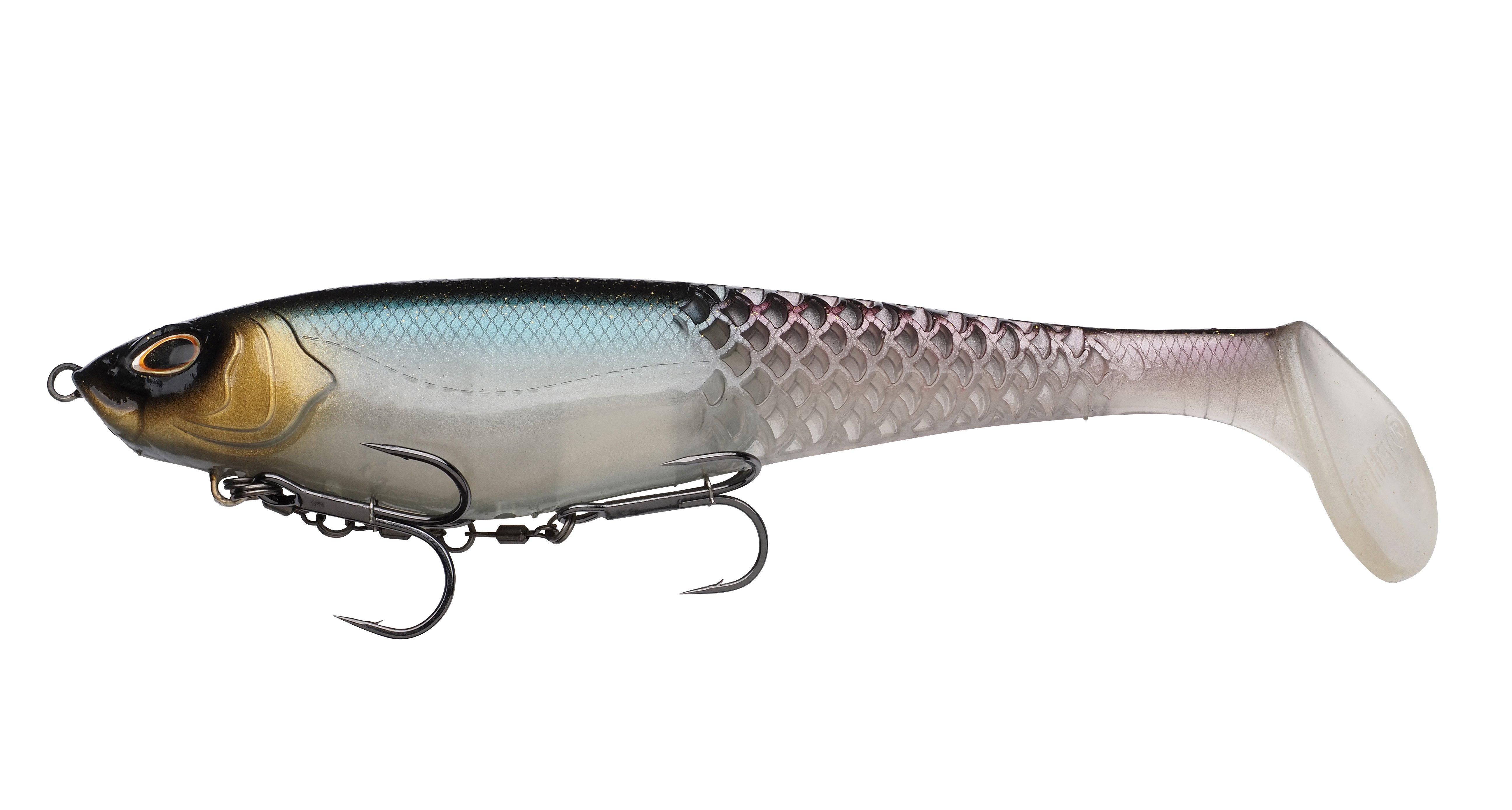 Berkley PowerBait CullShad Shallow – Swimbait für Hecht & Zander 12.5cm / 28g Wakasagi - Swimbait