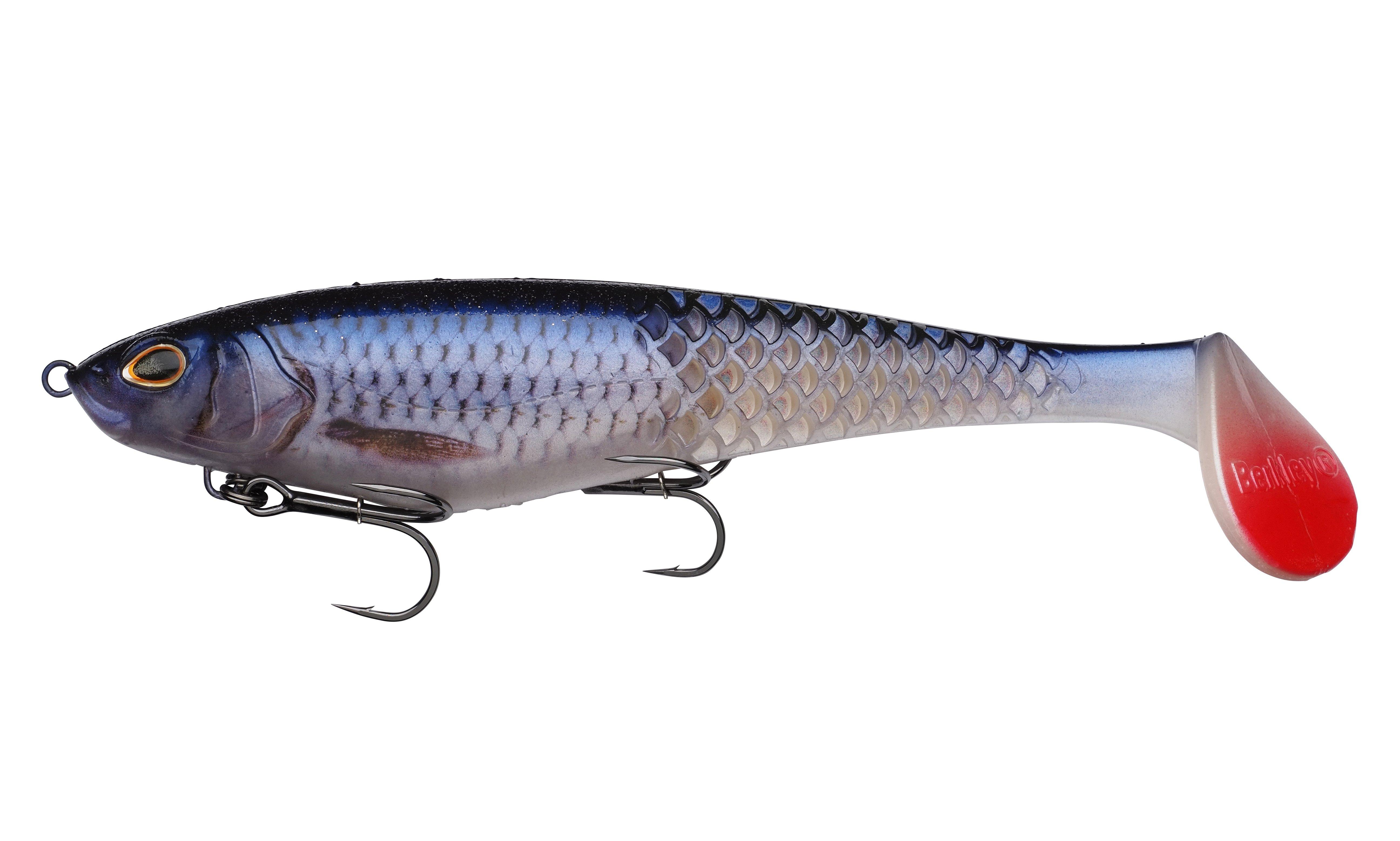 Berkley PowerBait CullShad Shallow – Swimbait für Hecht & Zander 12.5cm / 28g Roach - Swimbait