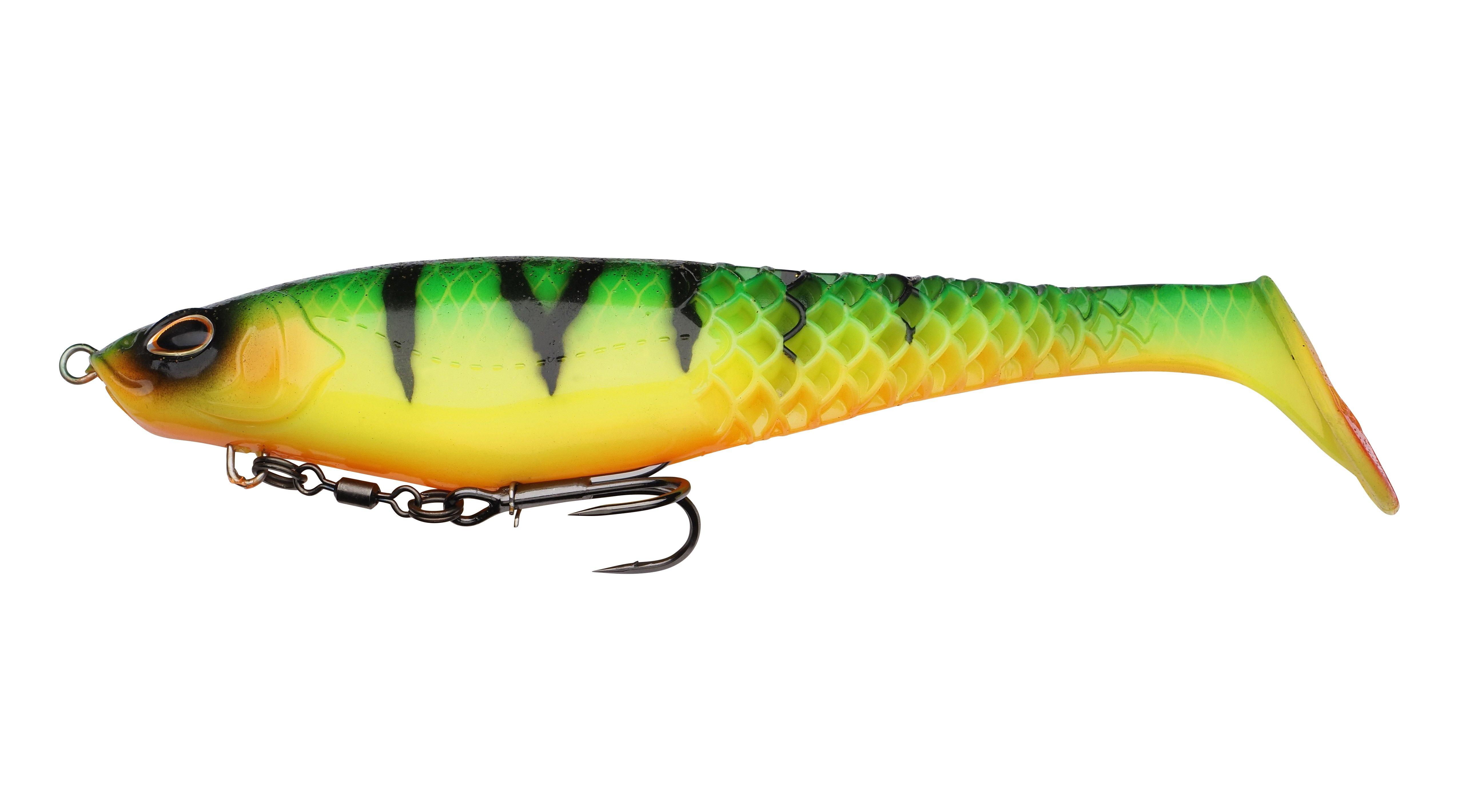 Berkley PowerBait CullShad Shallow – Swimbait für Hecht & Zander 15cm / 34g Firetiger - Swimbait