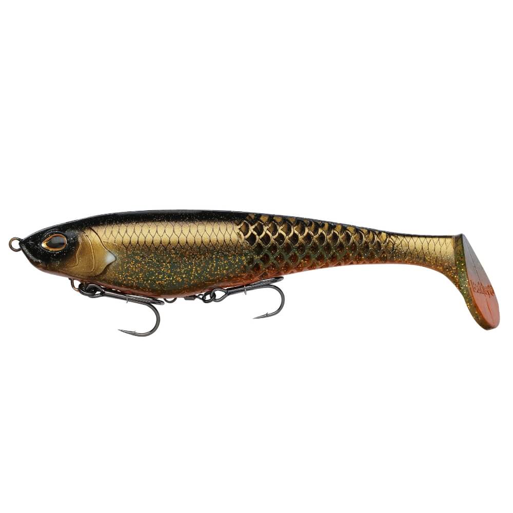Berkley PowerBait CullShad Shallow – Swimbait für Hecht & Zander 12.5cm / 28g Golden Bream - Swimbait