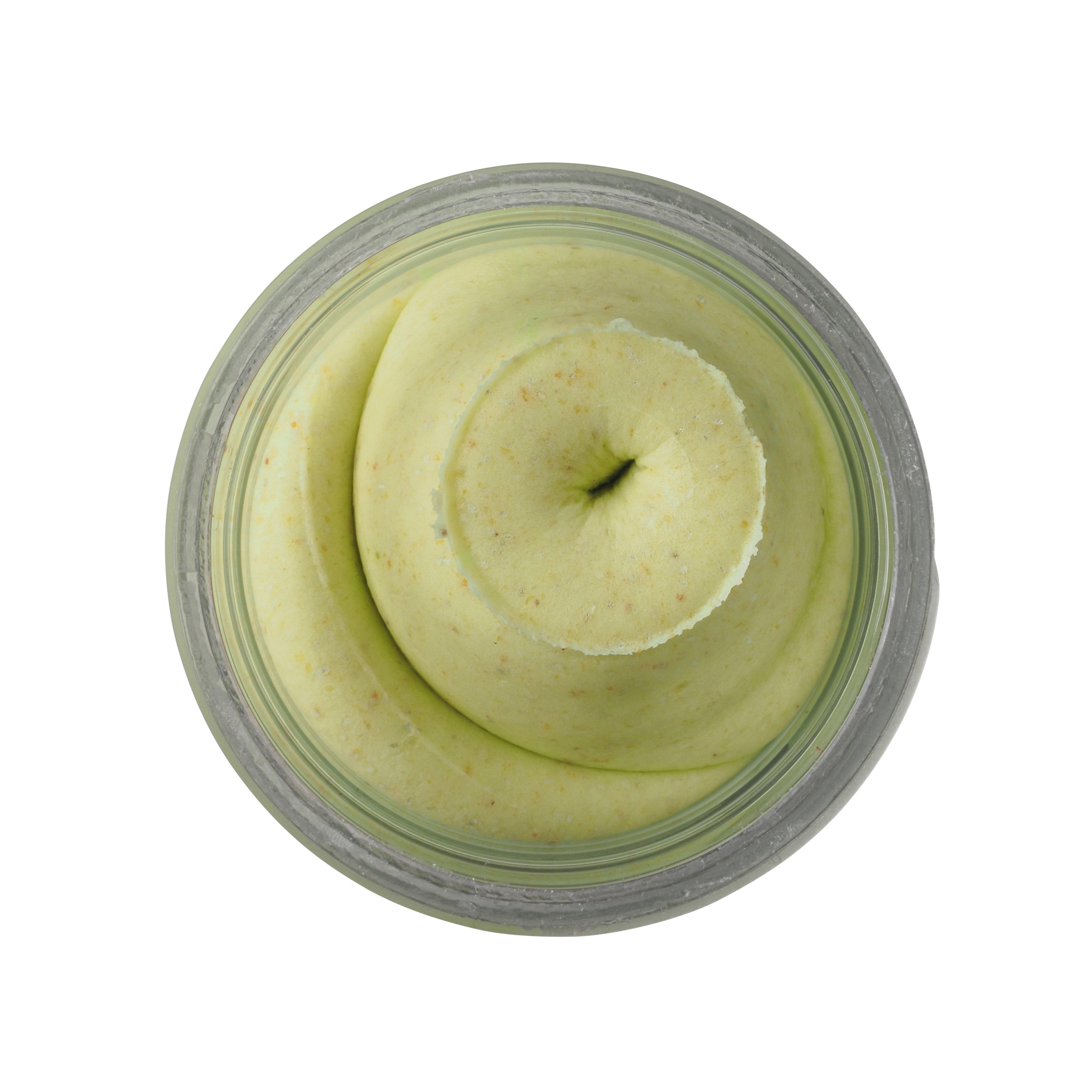 Berkley PowerBait Natural Glitter Trout Dough Garlic 50 g – Forellenteig mit Knoblauch - Aroma Garlic Glitter - Forellenköder