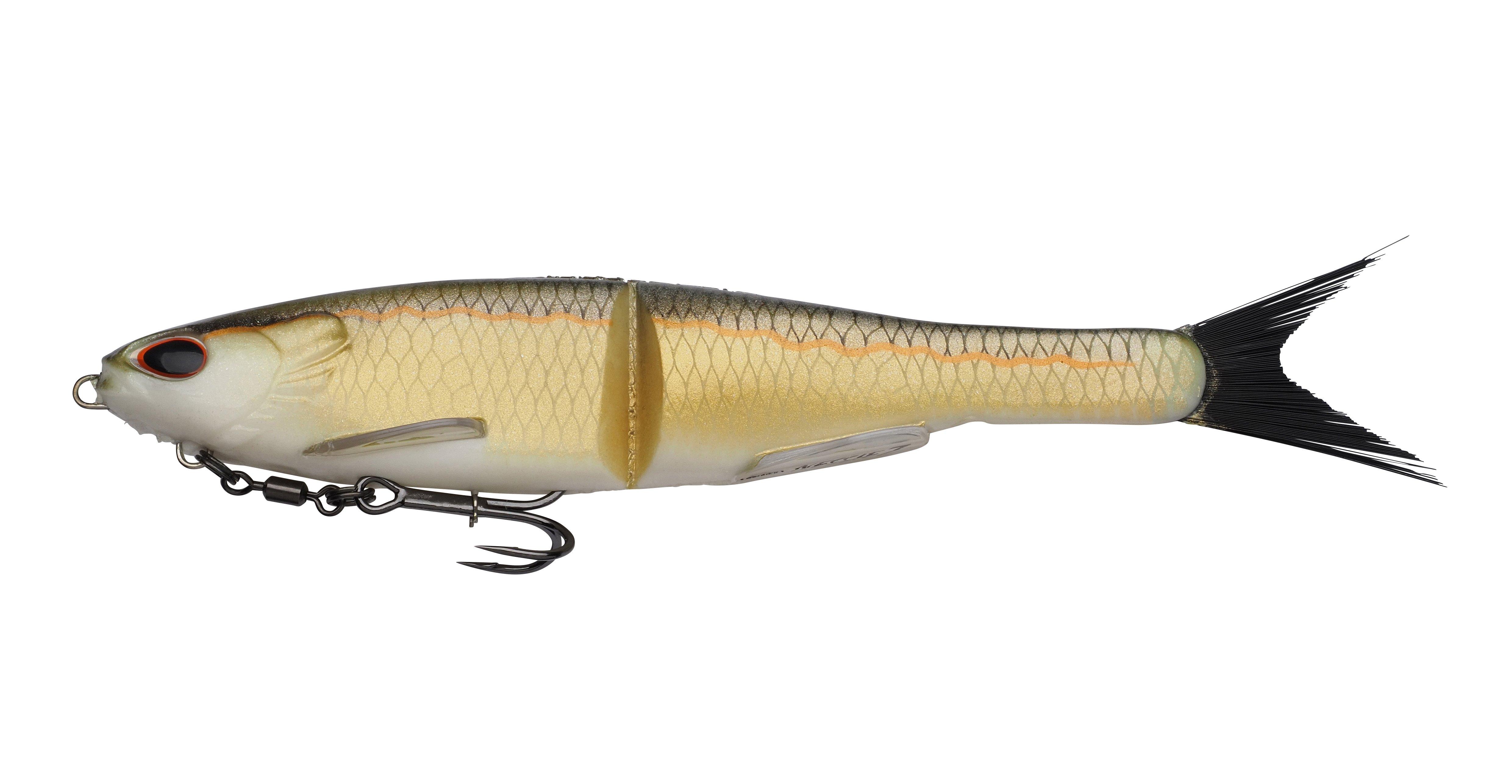 Berkley PowerBait Nessie – Soft Glidebait für Hecht & Zander 17cm / 28g Gold Shad - Glidebait