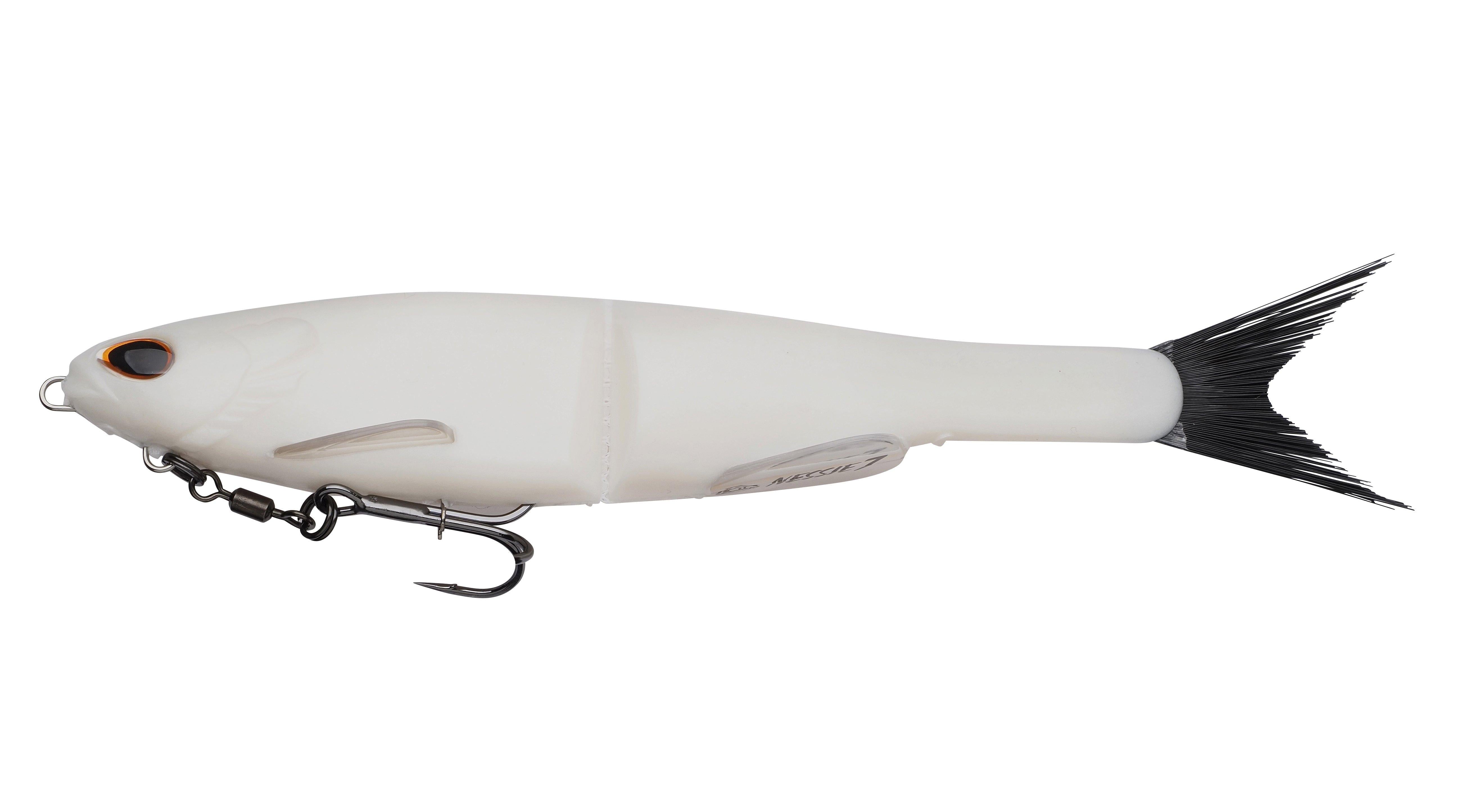 Berkley PowerBait Nessie – Soft Glidebait für Hecht & Zander 17cm / 28g Albino - Glidebait