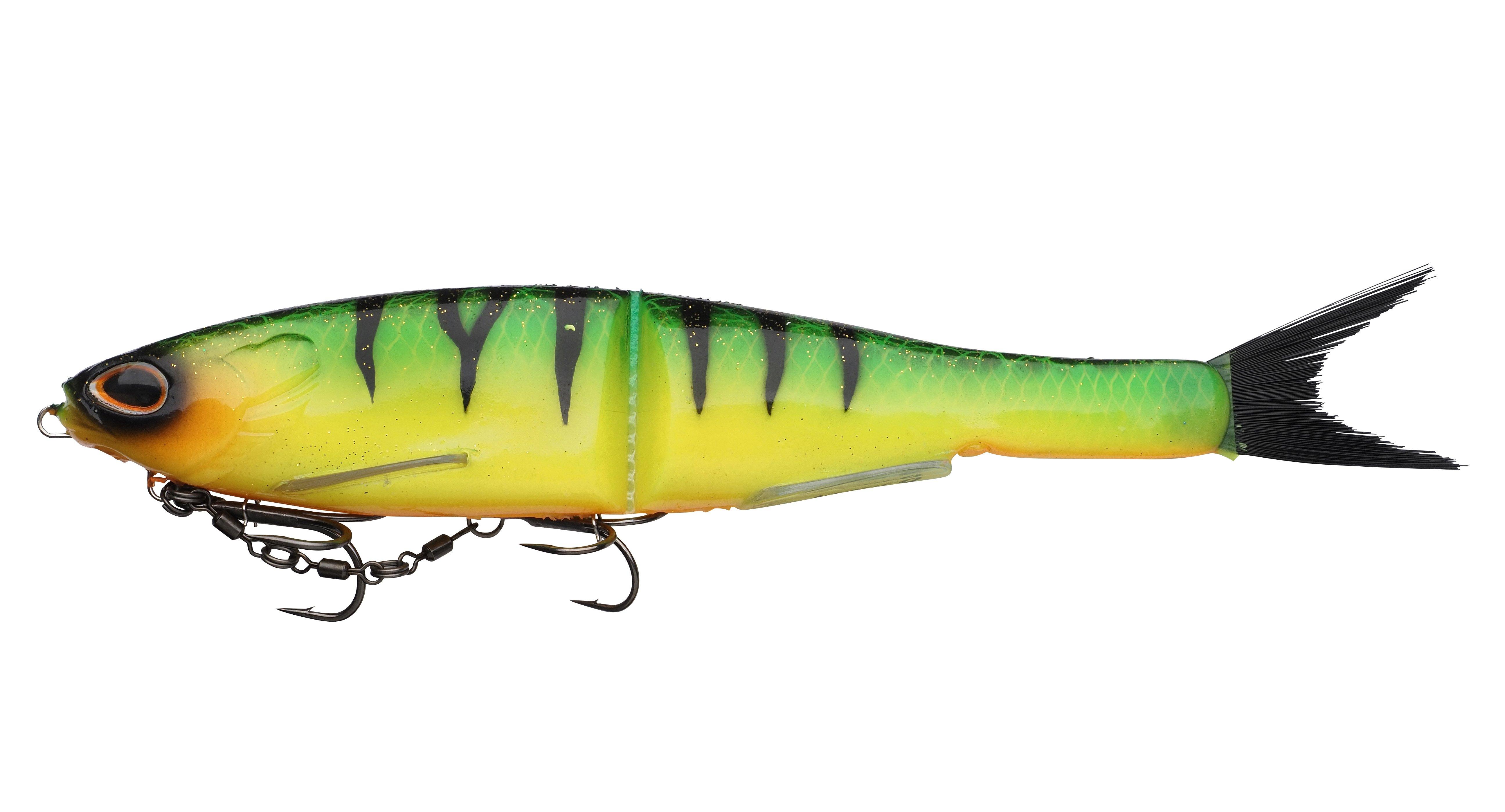 Berkley PowerBait Nessie – Soft Glidebait für Hecht & Zander 22cm / 57g Firetiger - Glidebait