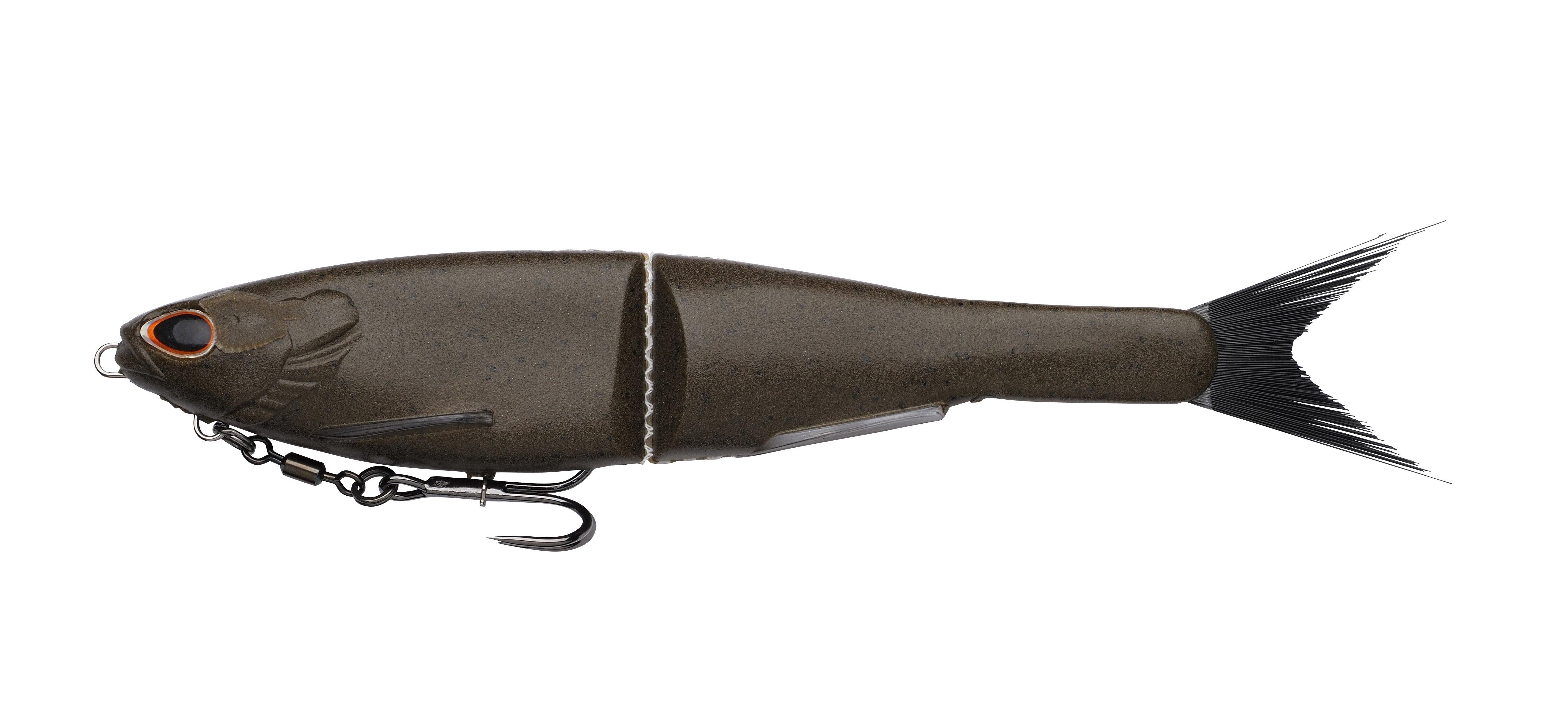Berkley PowerBait Nessie – Soft Glidebait für Hecht & Zander 17cm / 28g Green Pumpkin - Glidebait