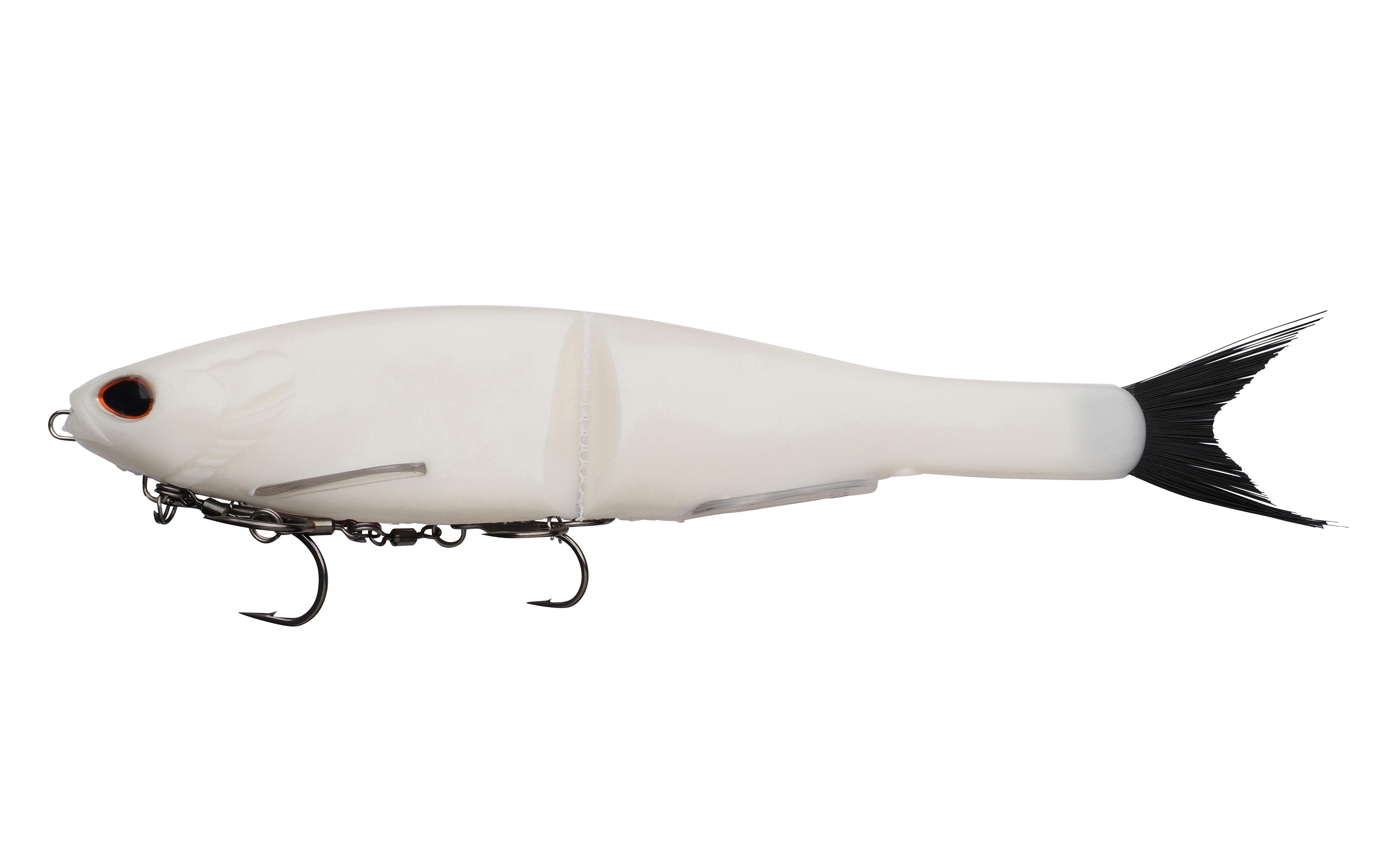 Berkley PowerBait Nessie – Soft Glidebait für Hecht & Zander 22cm / 57g Albino - Glidebait