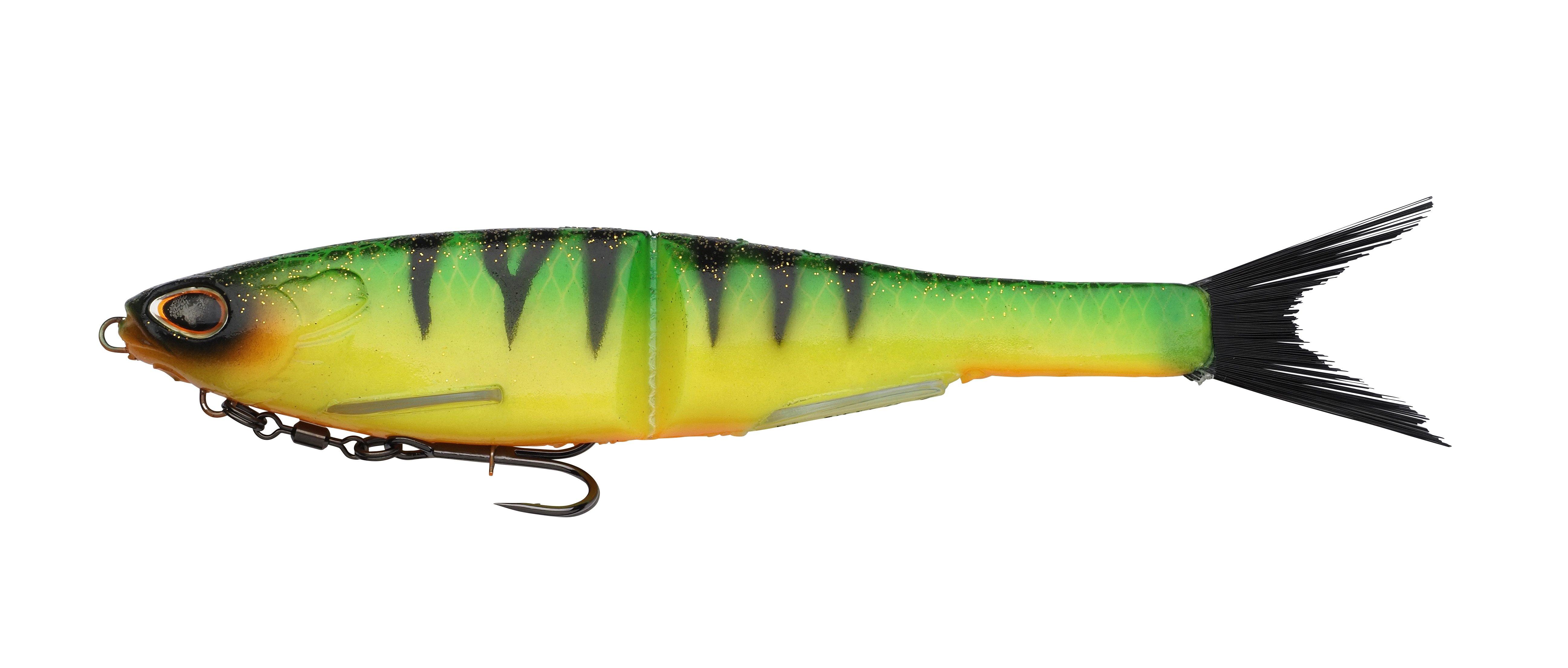 Berkley PowerBait Nessie – Soft Glidebait für Hecht & Zander 17cm / 28g Firetiger - Glidebait