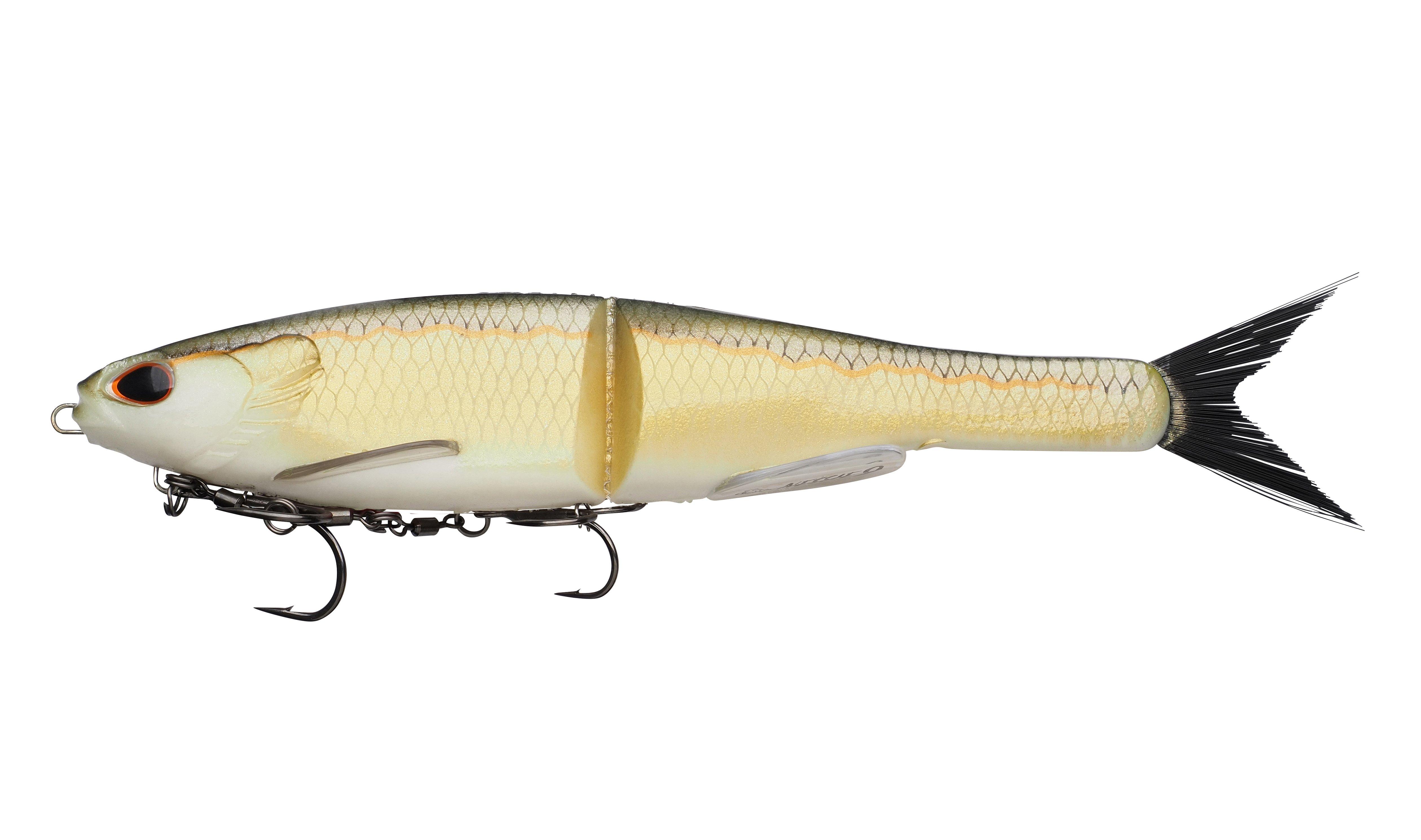 Berkley PowerBait Nessie – Soft Glidebait für Hecht & Zander 22cm / 57g Gold Shad - Glidebait