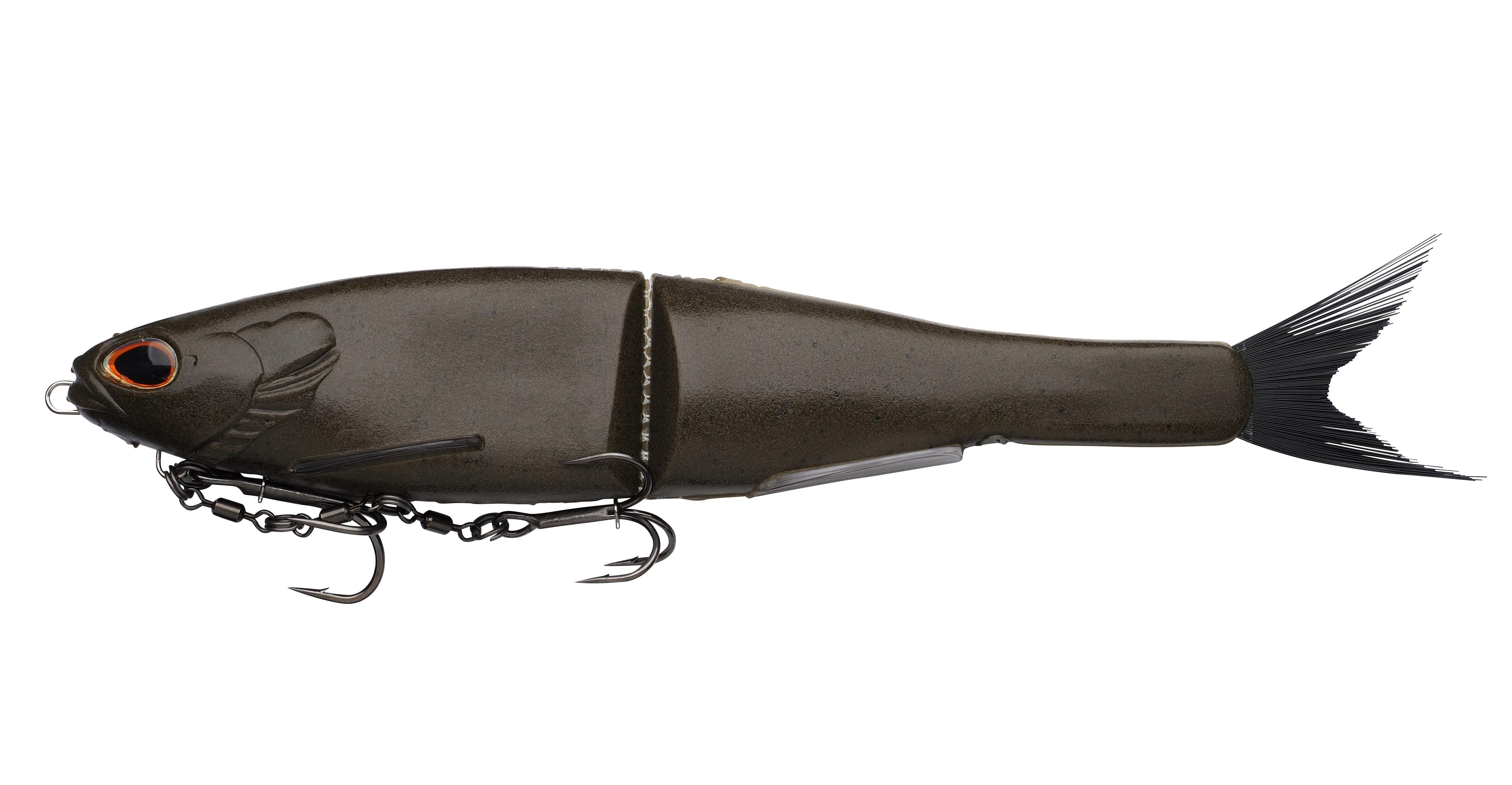 Berkley PowerBait Nessie – Soft Glidebait für Hecht & Zander 22cm / 57g Green Pumpkin - Glidebait