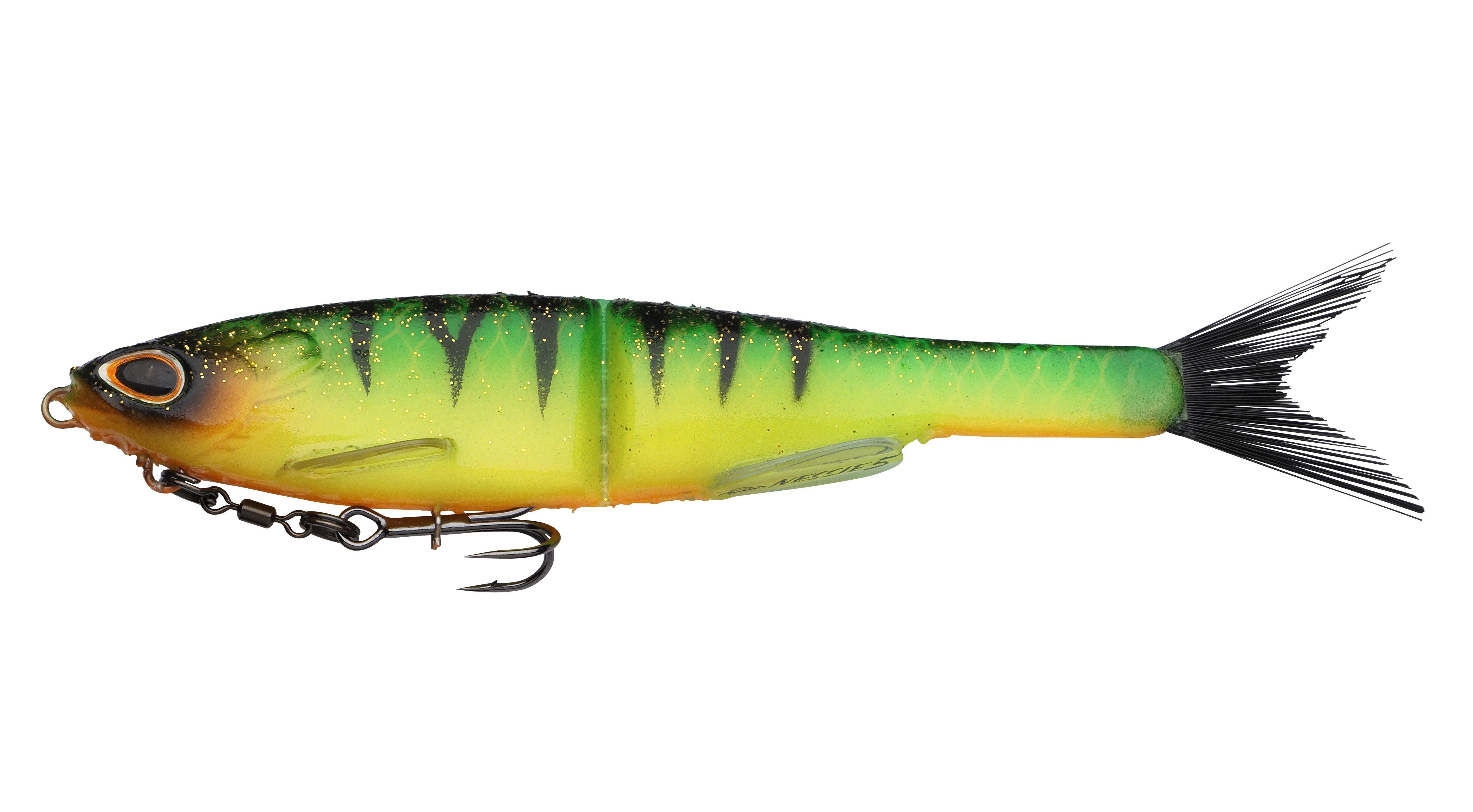 Berkley PowerBait Nessie – Soft Glidebait für Hecht & Zander 12cm / 11g Firetiger - Glidebait