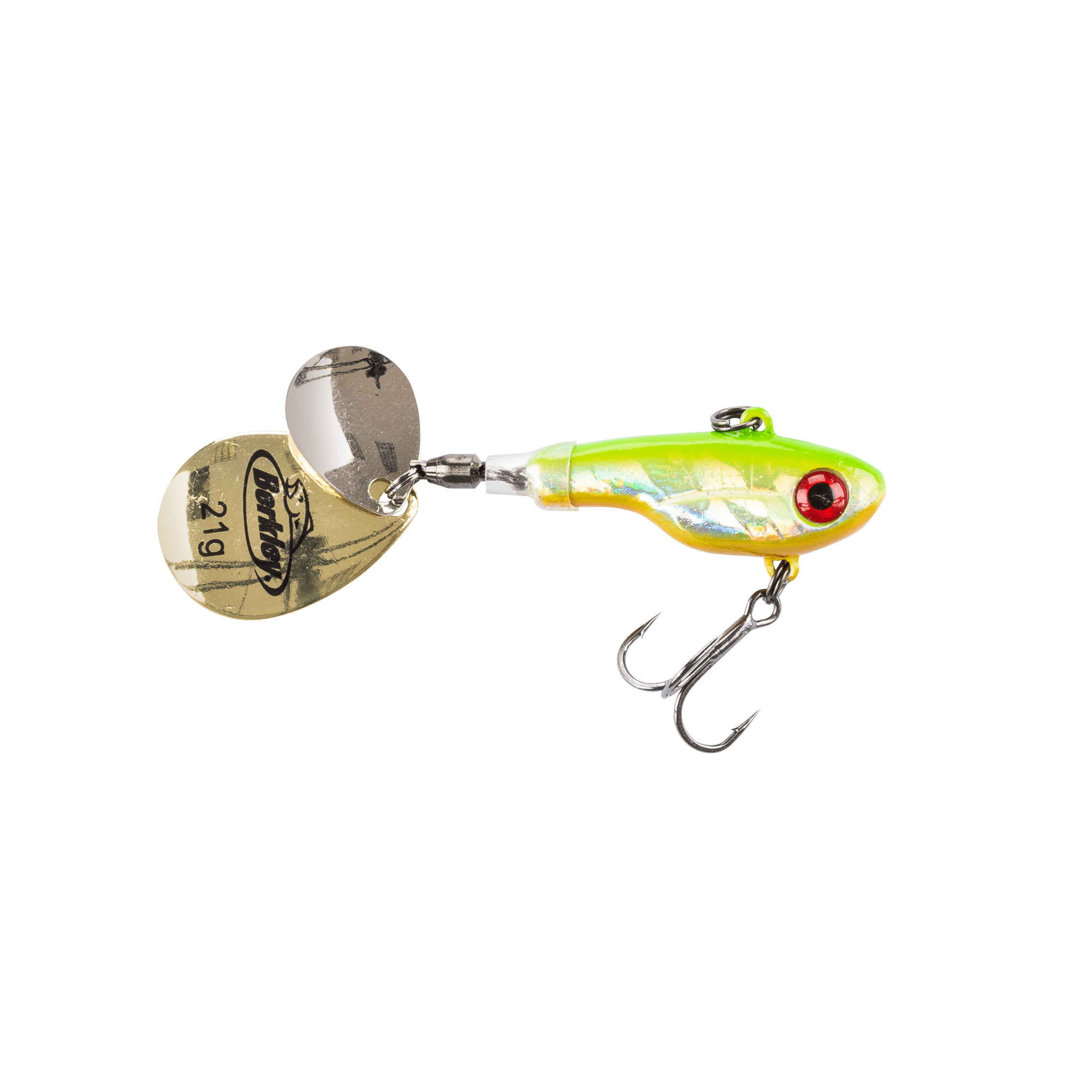 Berkley Pulse Spintail – Spinjig mit zwei Metallblätter 9g / 6cm / 12 Candy Lime - Spinjig