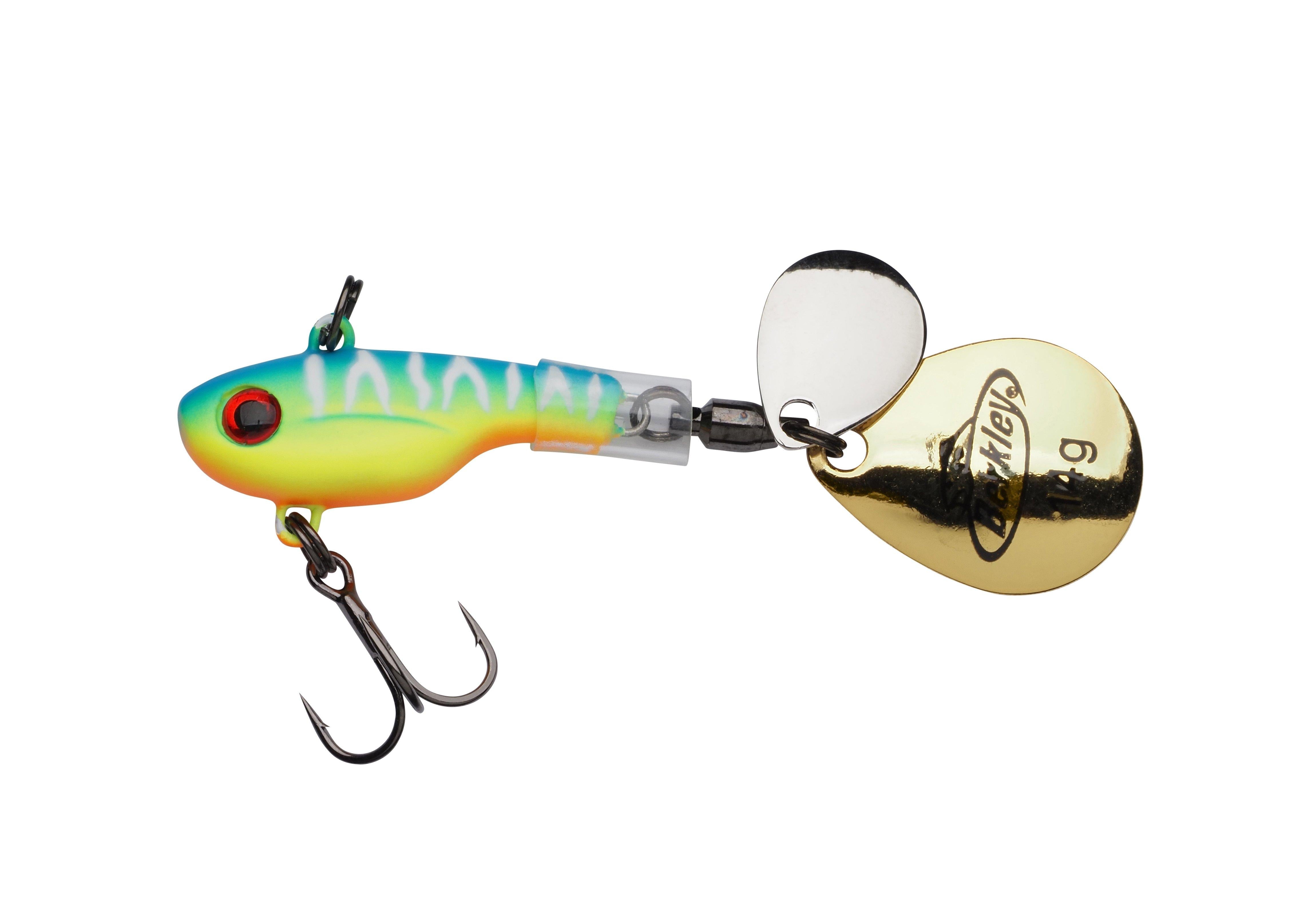 Berkley Pulse Spintail – Spinjig mit zwei Metallblätter 5g / 5cm / 14 Blue Chartreuse - Spinjig