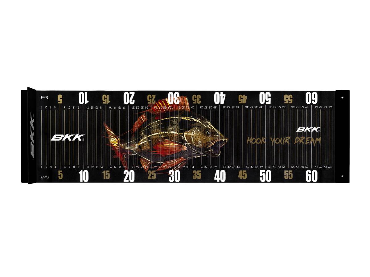 BKK Fish Ruler Maßband Perch 65 cm - Haken & Zubehör