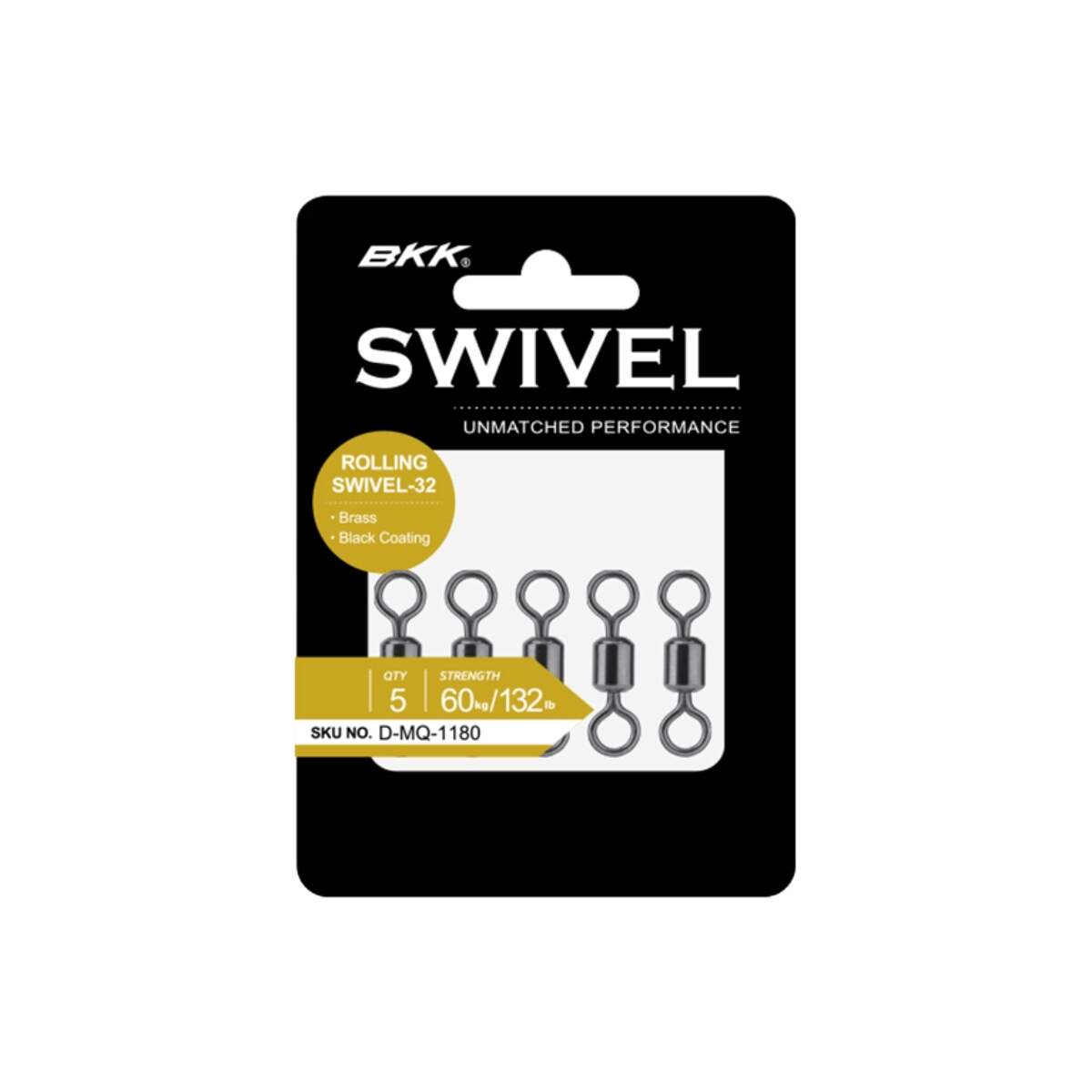 BKK Rolling Swivel‑32 (Brass, Black) 12 - Wirbel