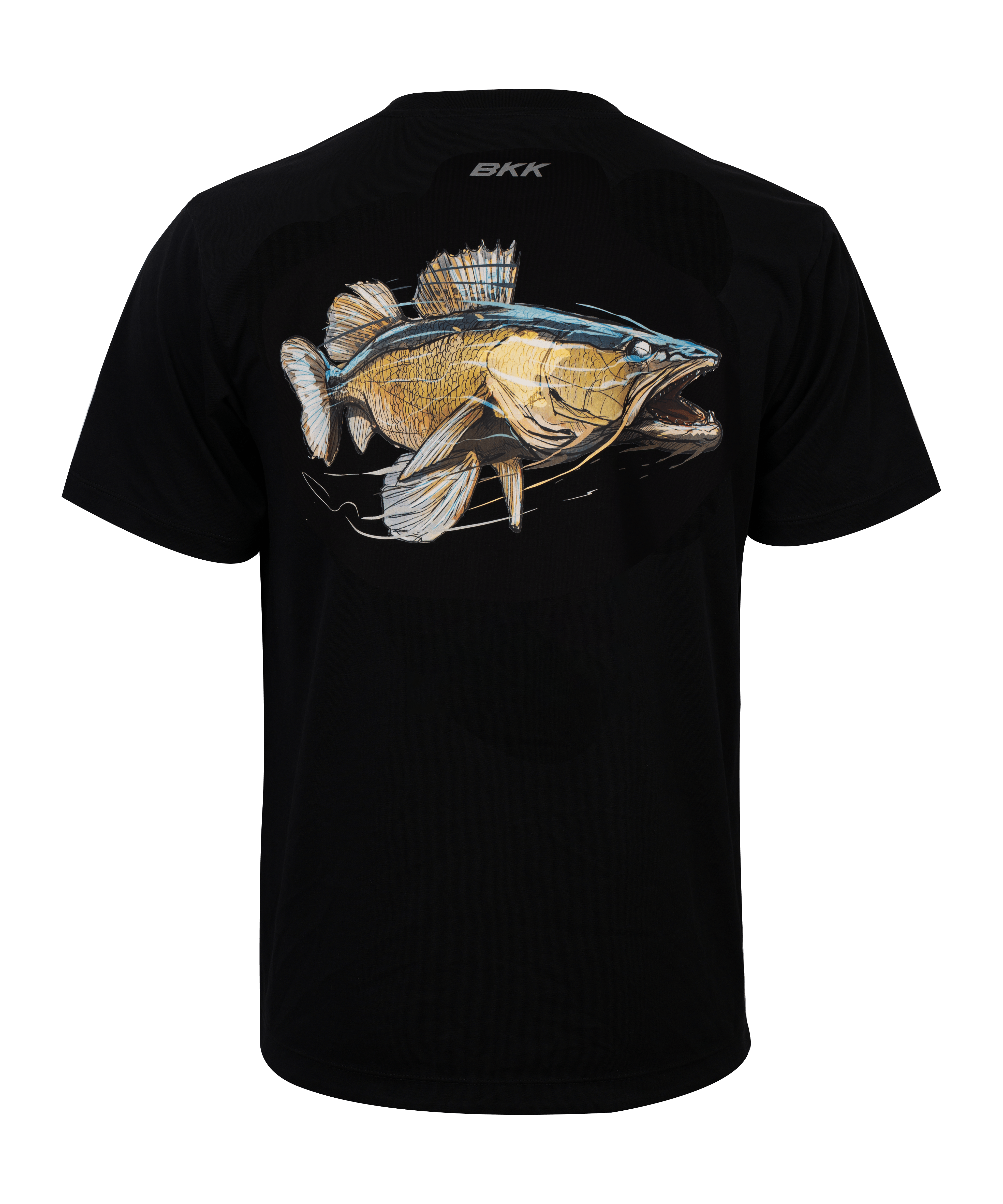 BKK Short Sleeve Casual Shirt – Zander Black M - Bekleidung–T-Shirts